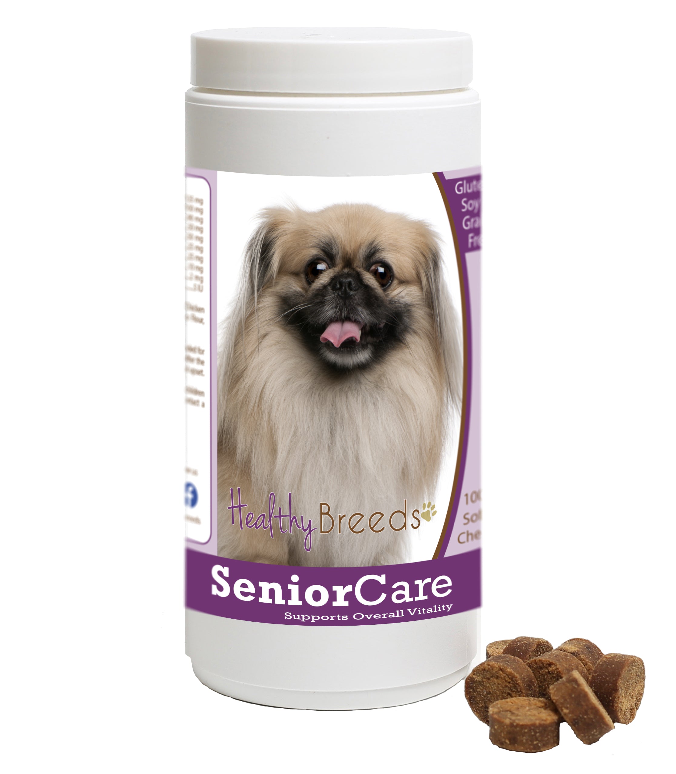 Pekingese Senior Dog Care Soft Chews 100 Count