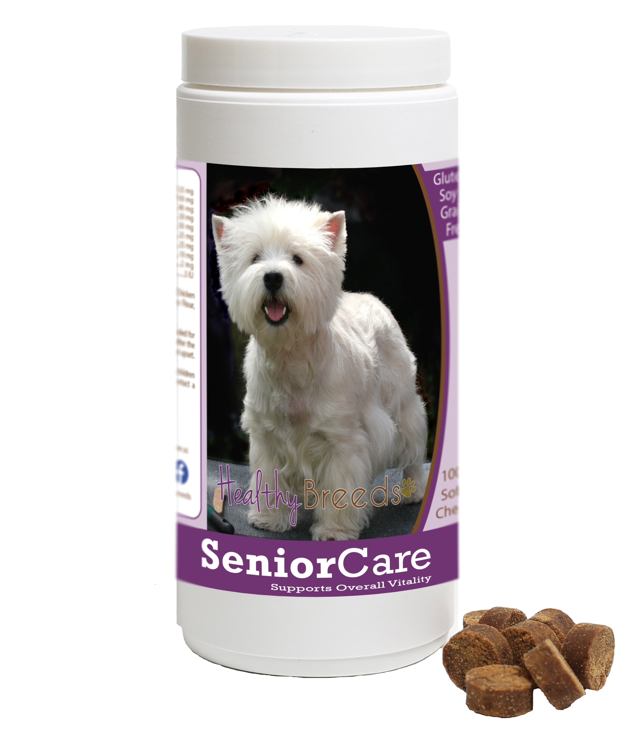 West Highland White Terrier Senior Dog Care Soft Chews 100 Count