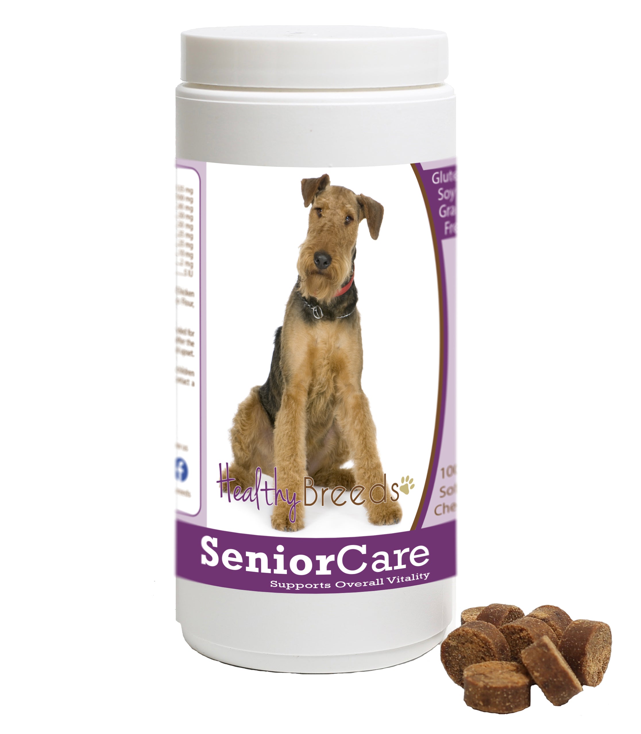 Airedale Terrier Senior Dog Care Soft Chews 100 Count