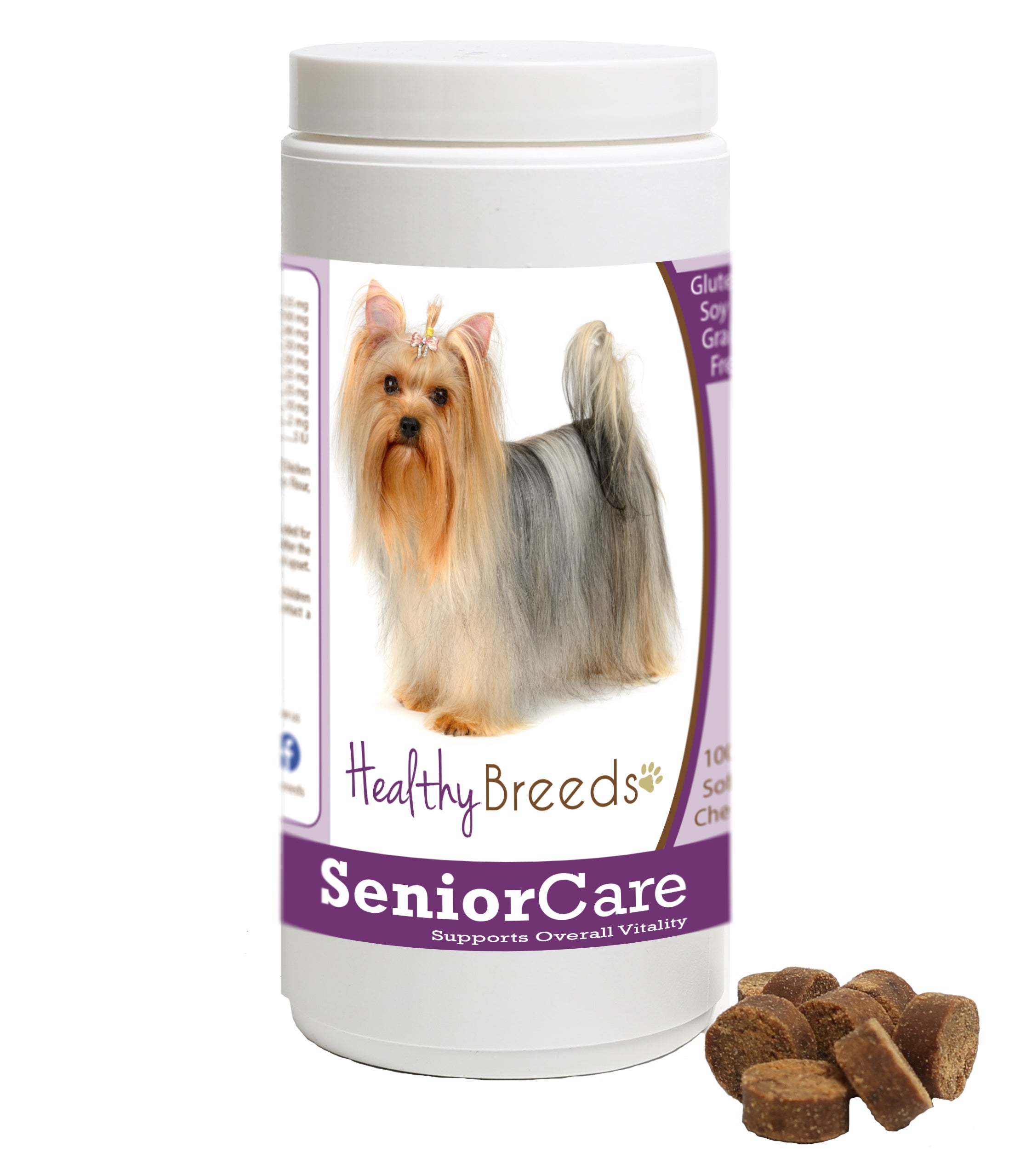 Yorkshire Terrier Senior Dog Care Soft Chews 100 Count