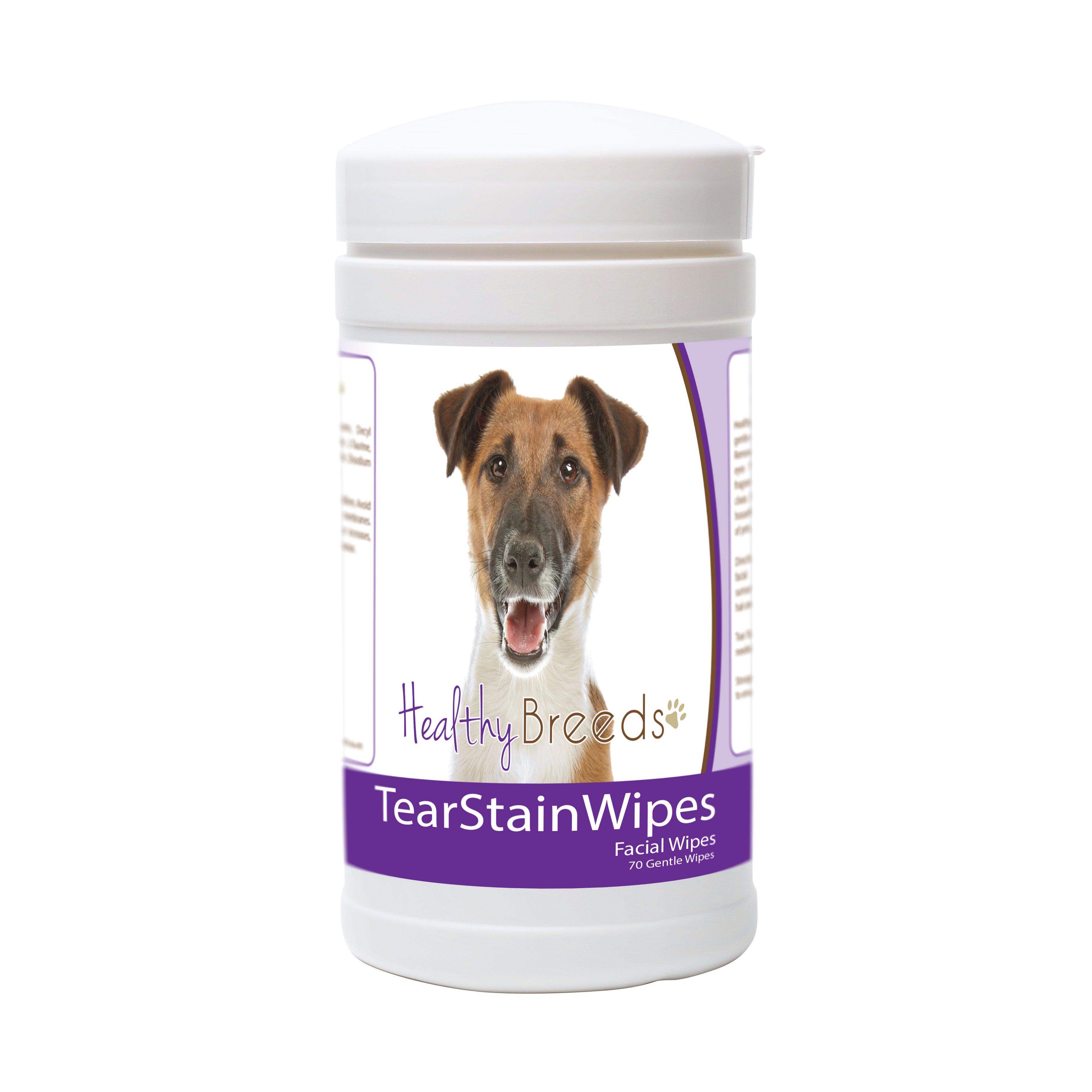 Smooth Fox Terrier Tear Stain Wipes 70 Count