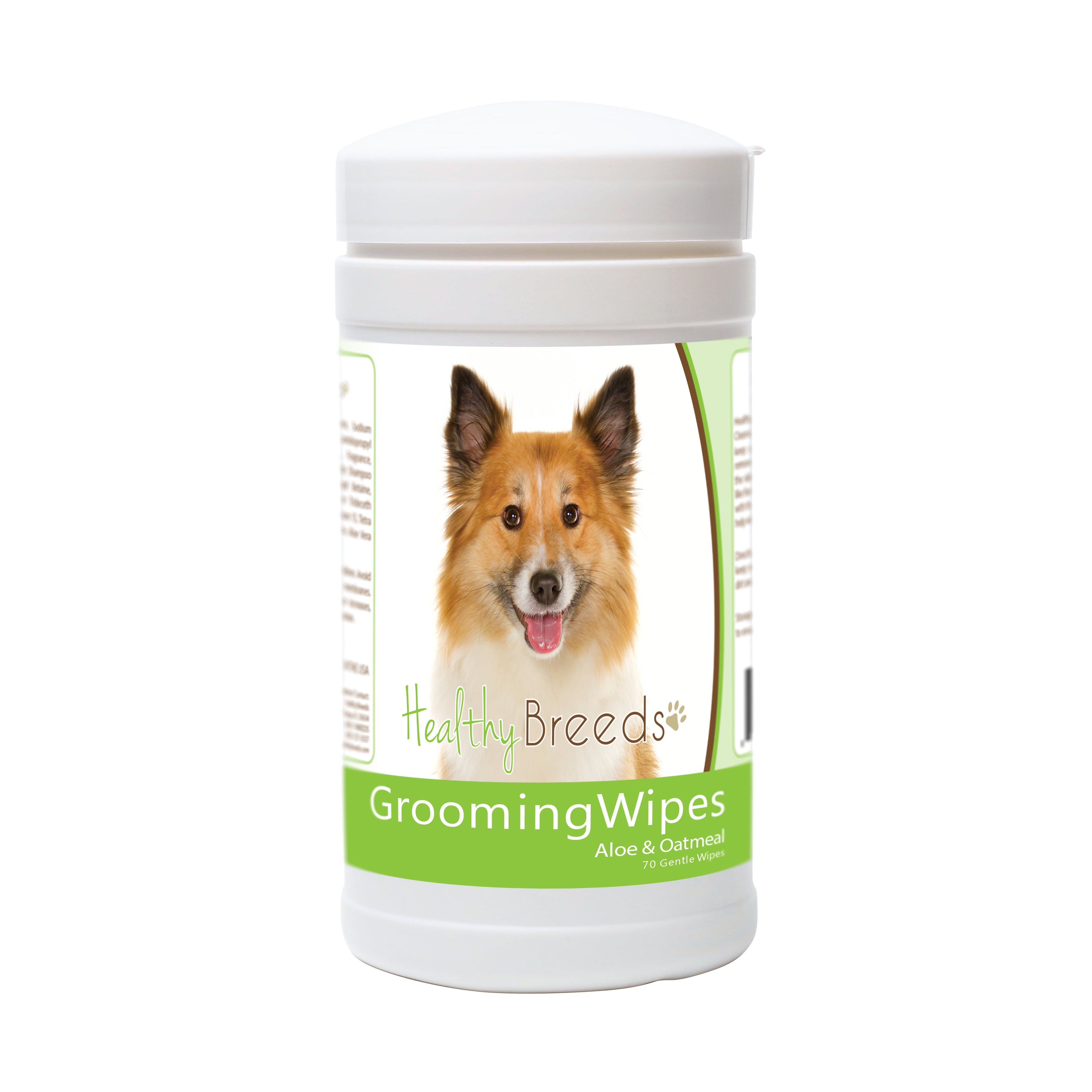 Icelandic Sheepdog Grooming Wipes 70 Count