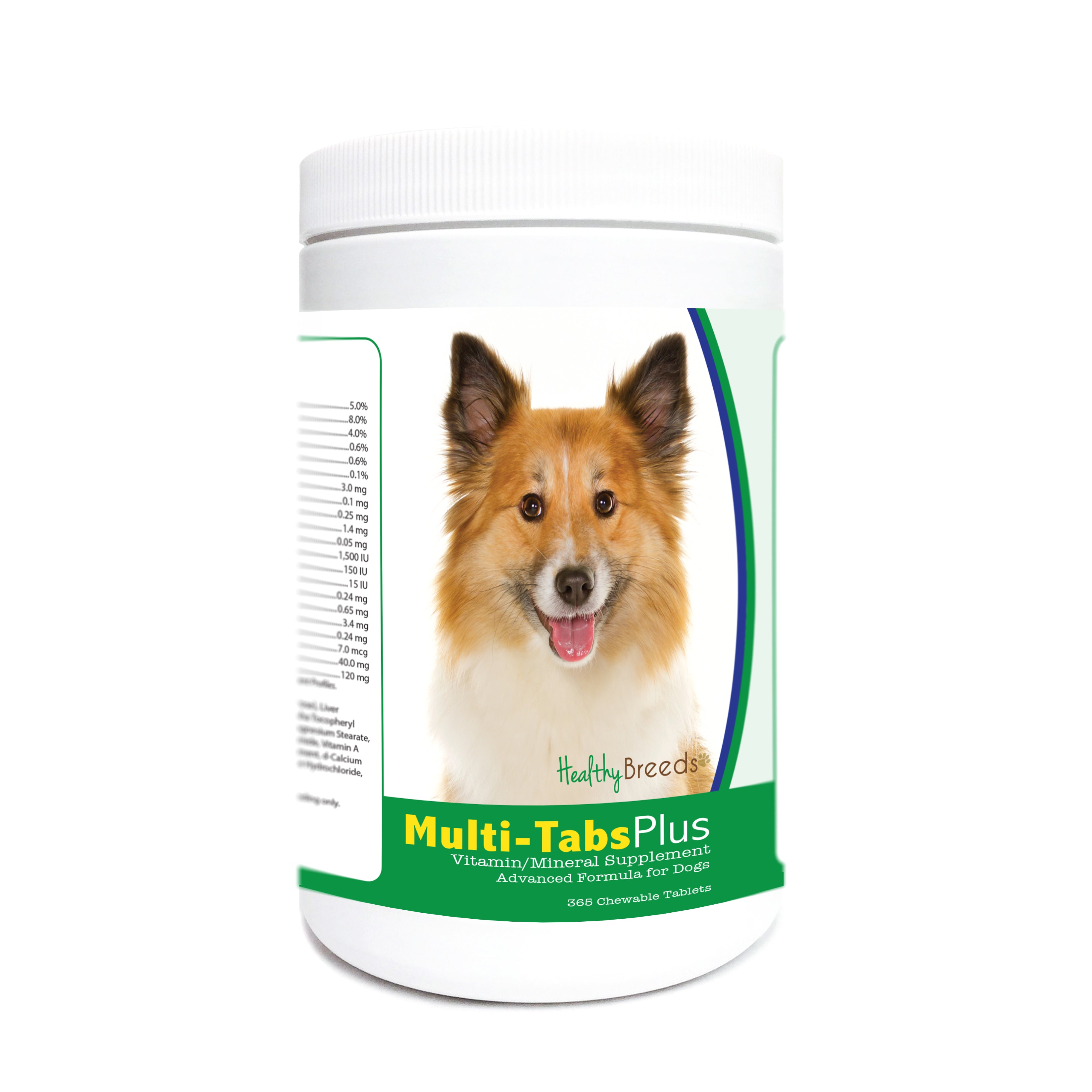 Icelandic Sheepdog Multi-Tabs Plus Chewable Tablets 365 Count