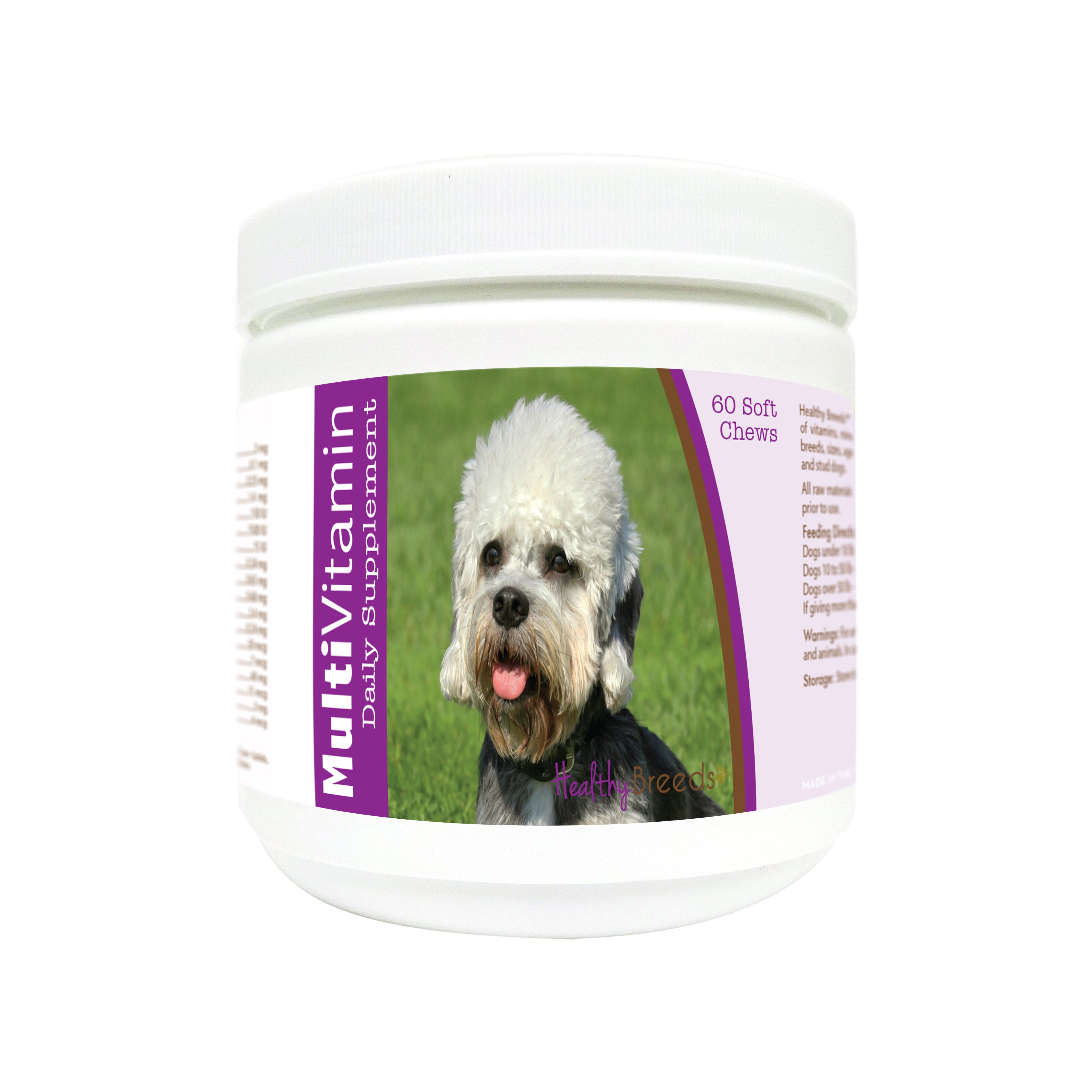 Dandie Dinmont Terrier Multi-Vitamin Soft Chews 60 Count