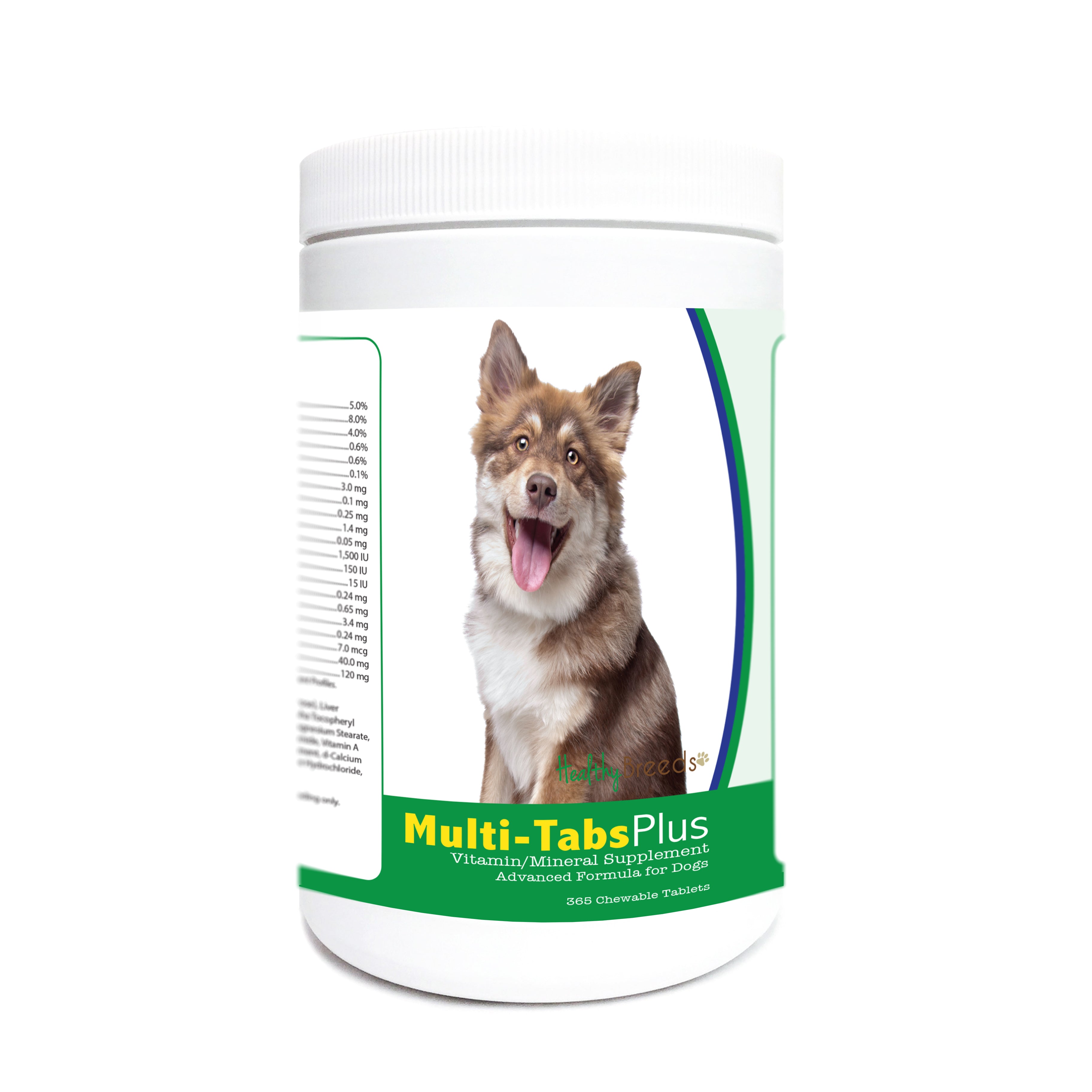 Finnish Lapphund Multi-Tabs Plus Chewable Tablets 365 Count