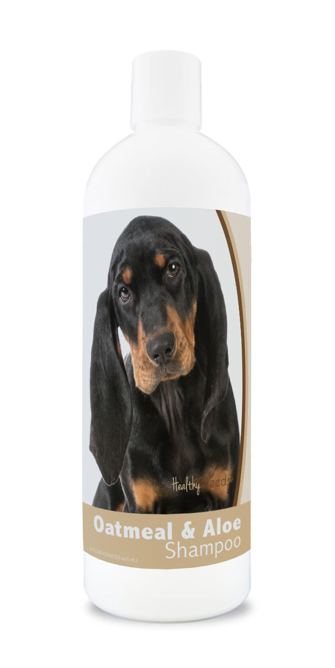 Black and Tan Coonhound Oatmeal Shampoo with Aloe 16 oz