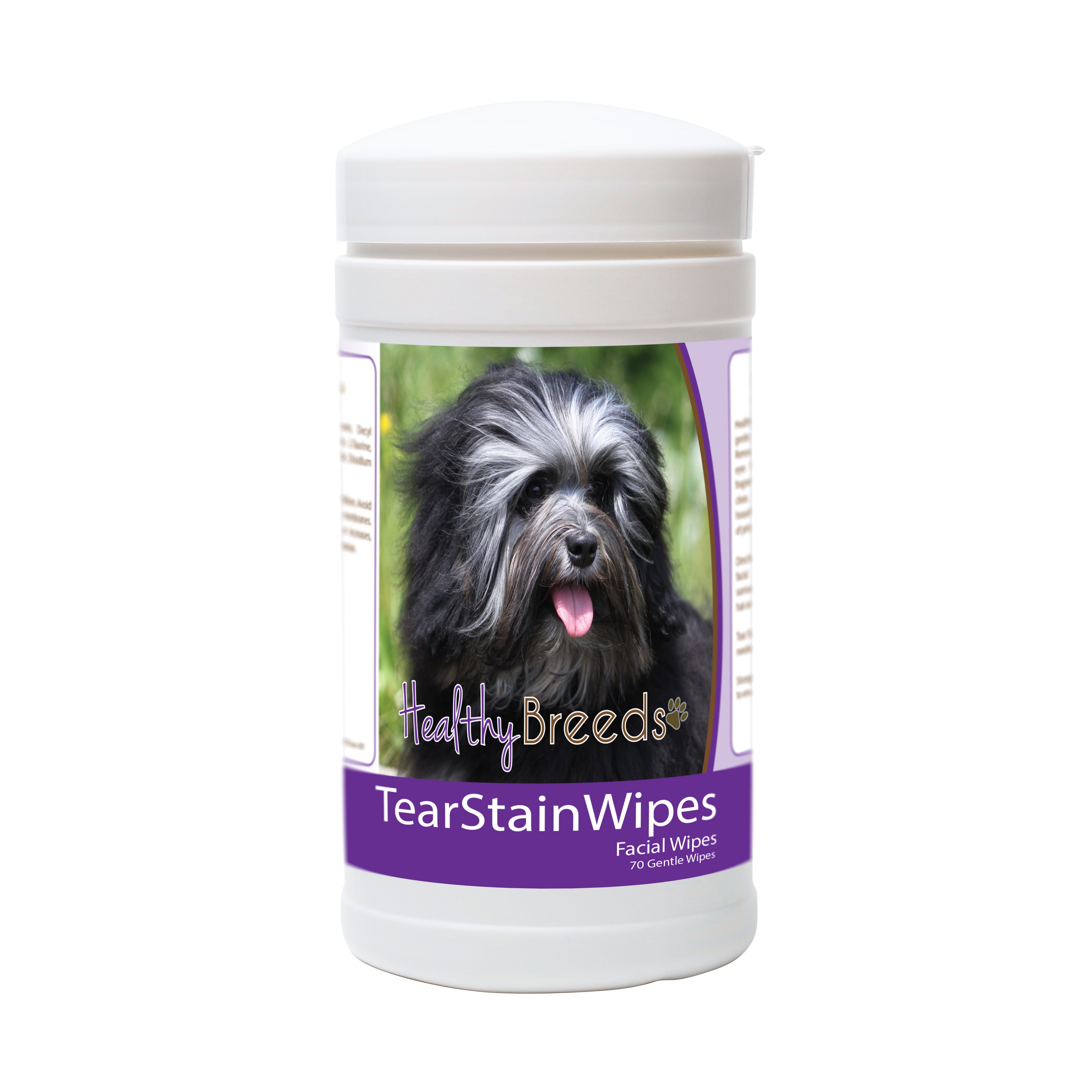 Lowchen Tear Stain Wipes 70 Count