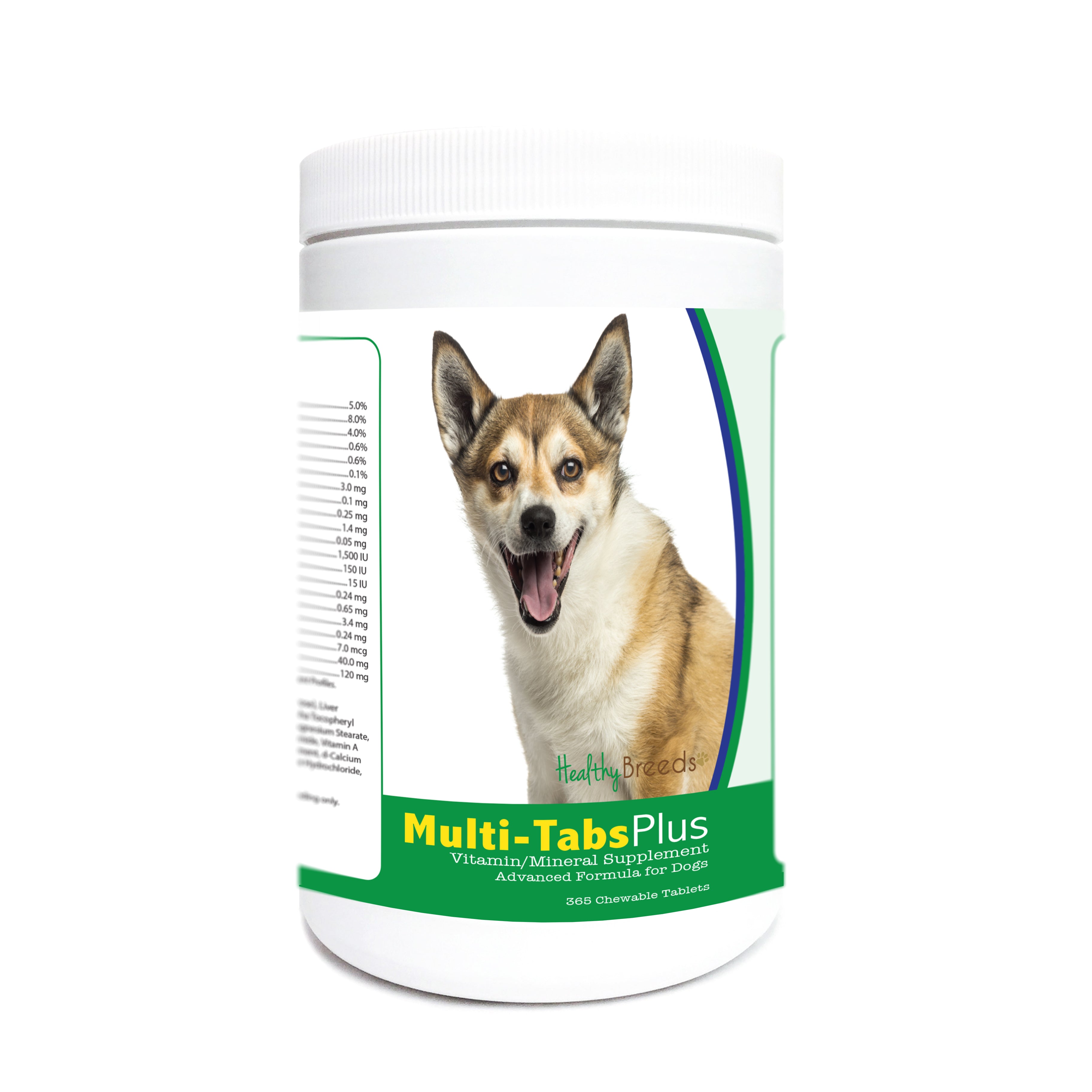 Norwegian Lundehund Multi-Tabs Plus Chewable Tablets 365 Count