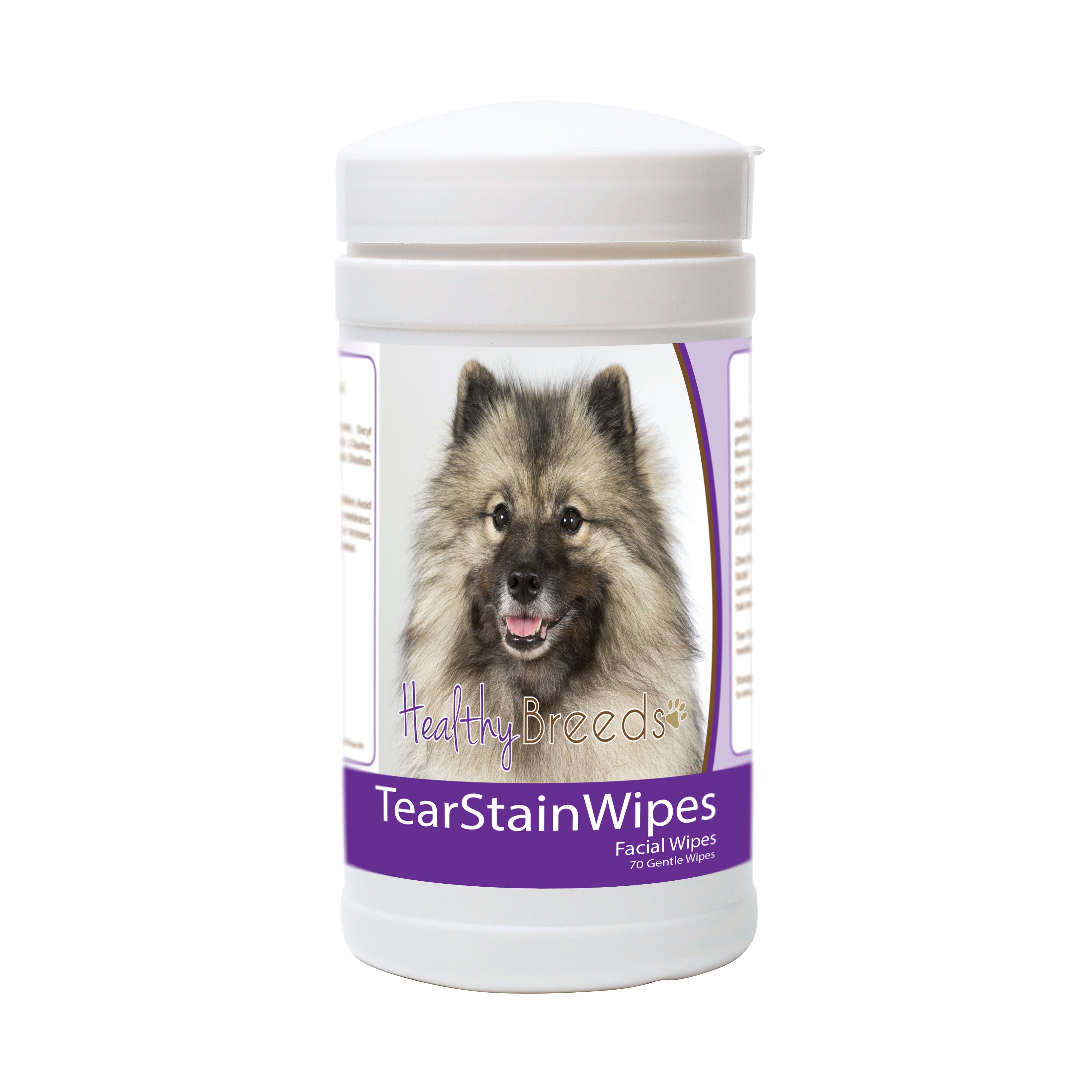 Keeshonden Tear Stain Wipes 70 Count
