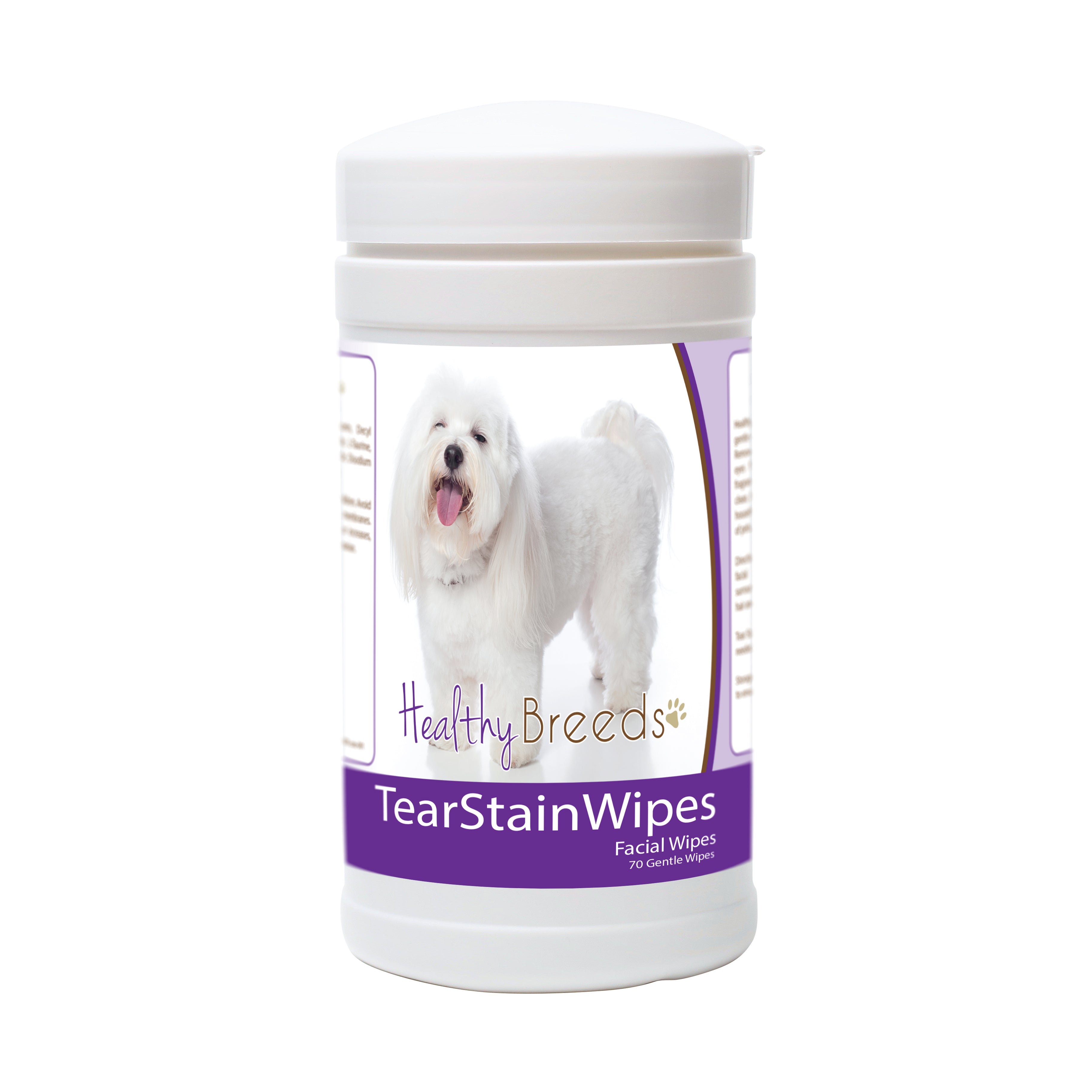 Coton de Tulear Tear Stain Wipes 70 Count