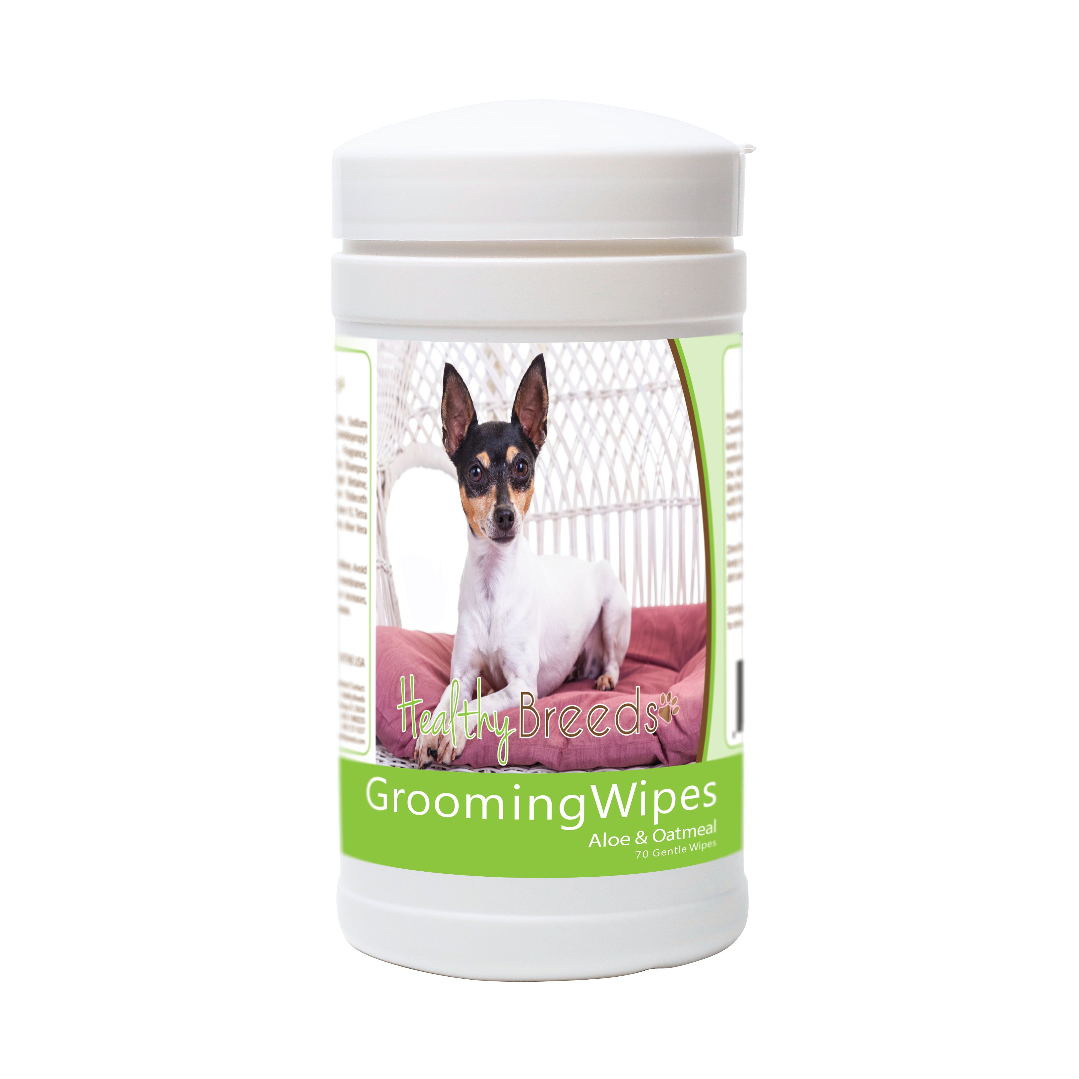 Toy Fox Terrier Grooming Wipes 70 Count