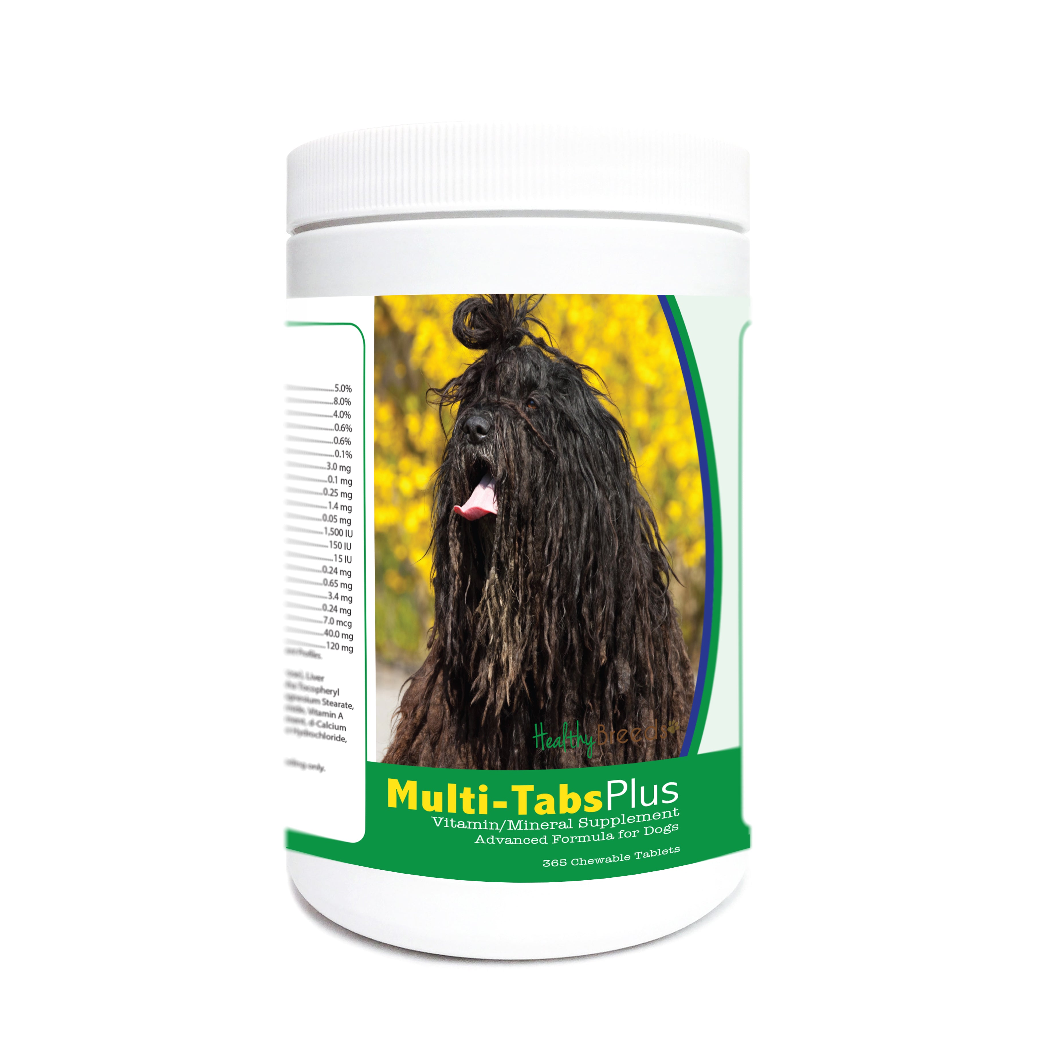 Bergamasco Multi-Tabs Plus Chewable Tablets 365 Count
