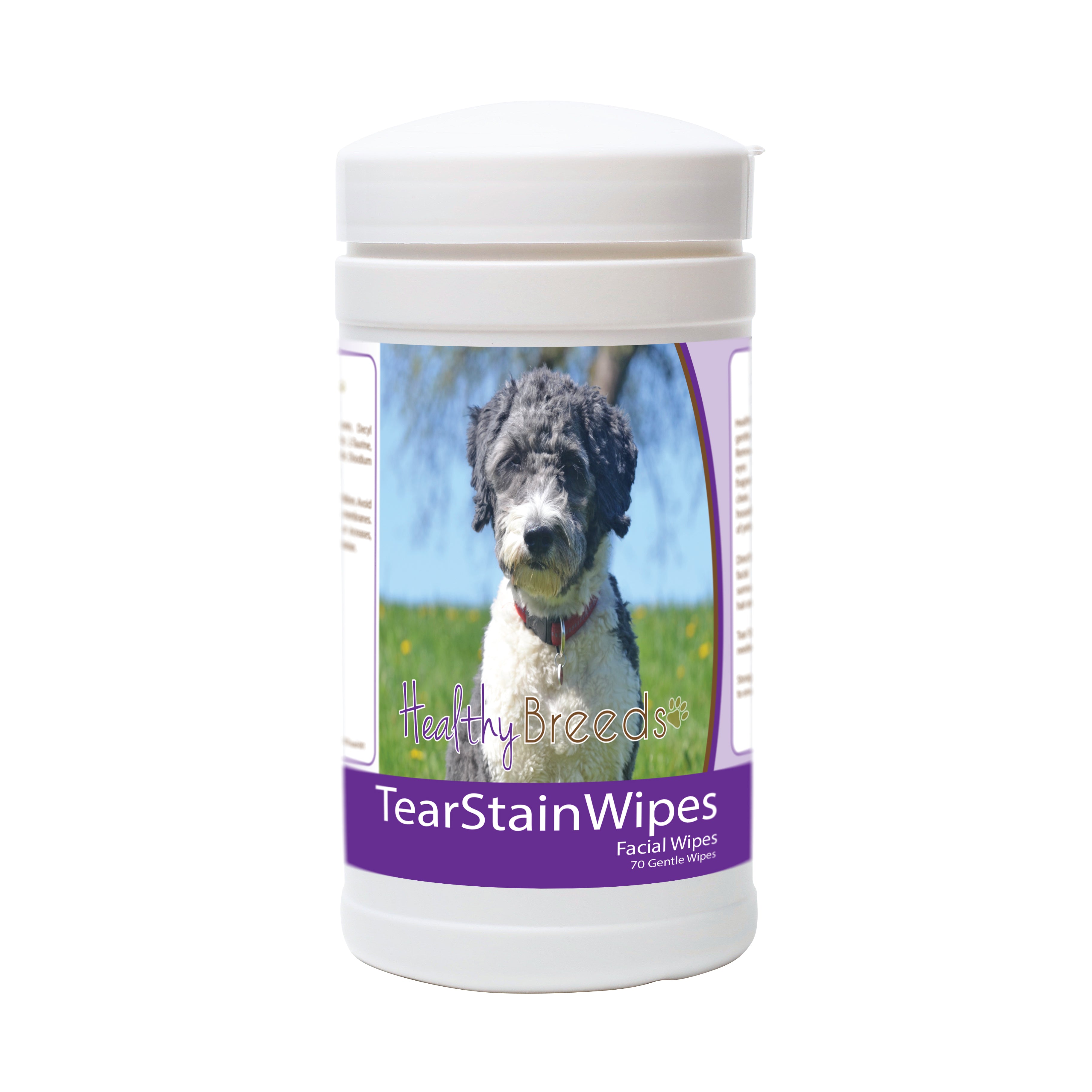 Aussiedoodle Tear Stain Wipes 70 Count