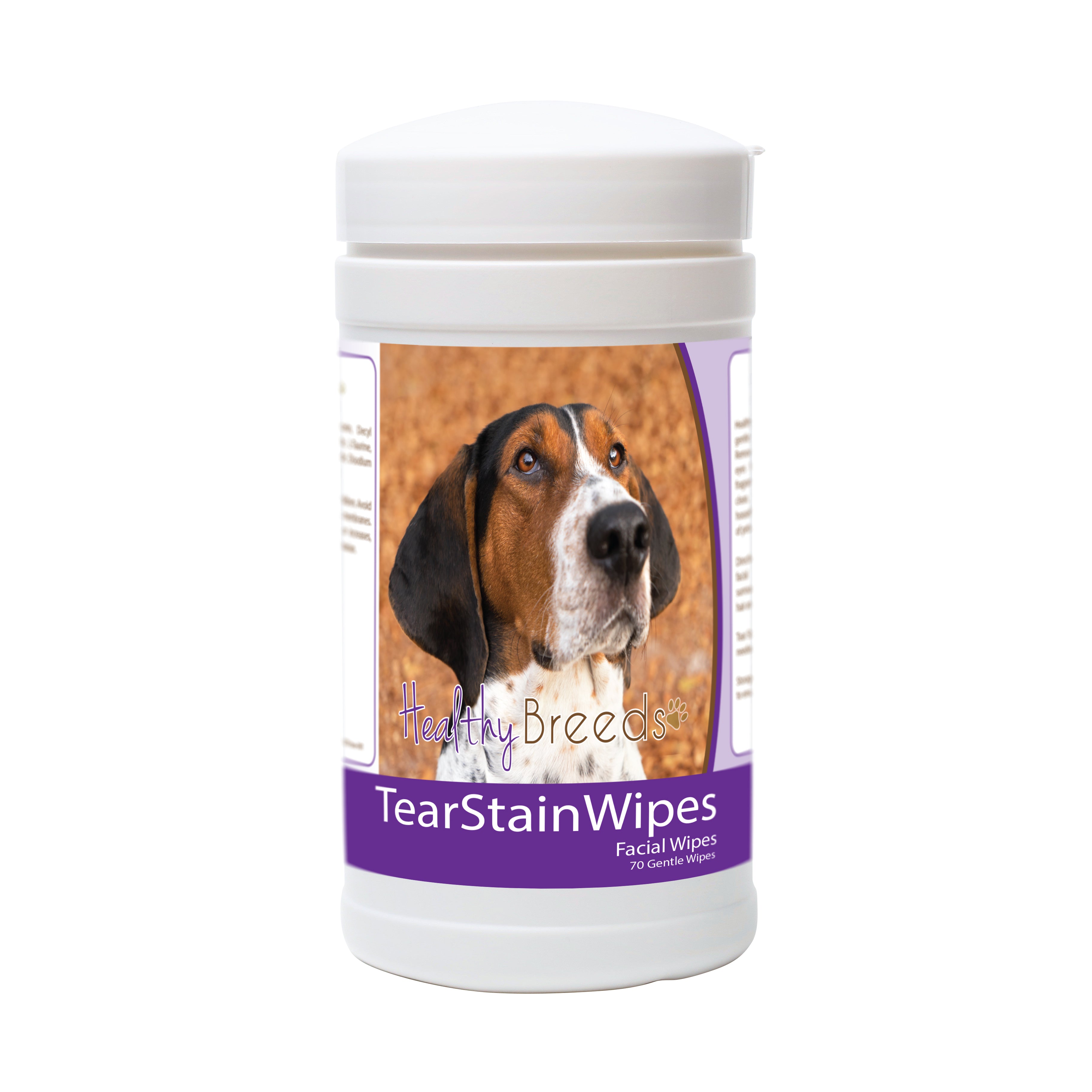 Treeing Walker Coonhound Tear Stain Wipes 70 Count