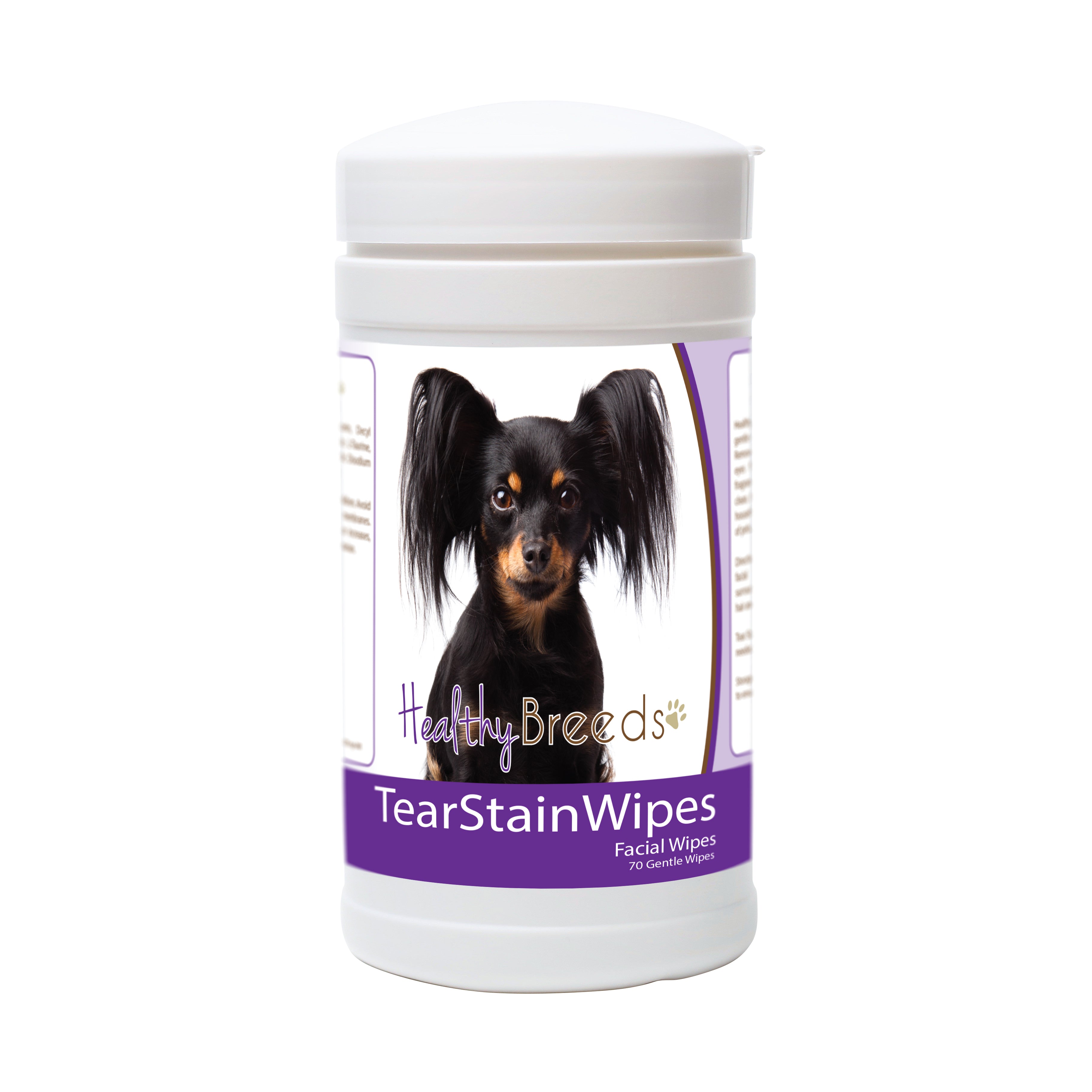Russian Toy Terrier Tear Stain Wipes 70 Count