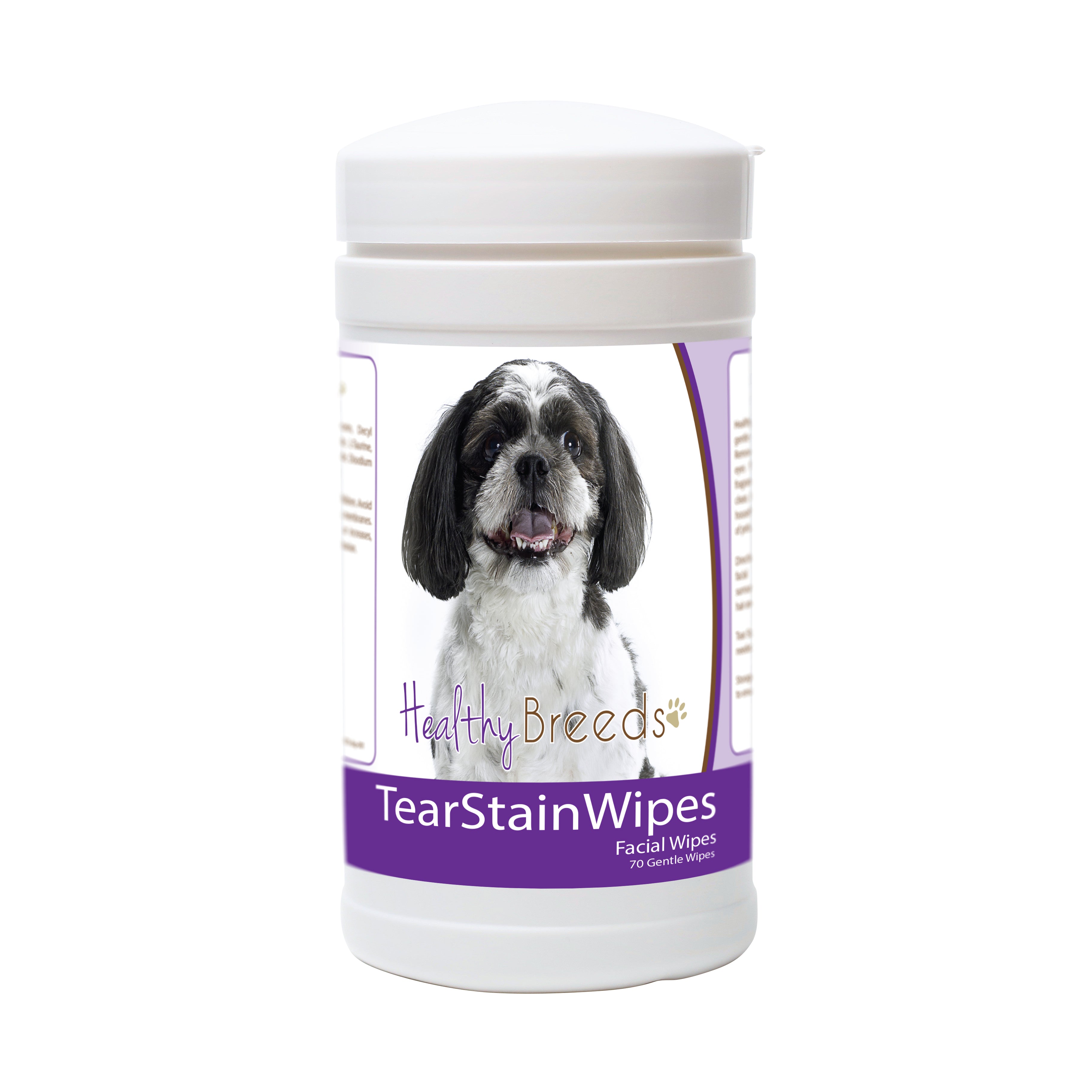 Shih-Poo Tear Stain Wipes 70 Count