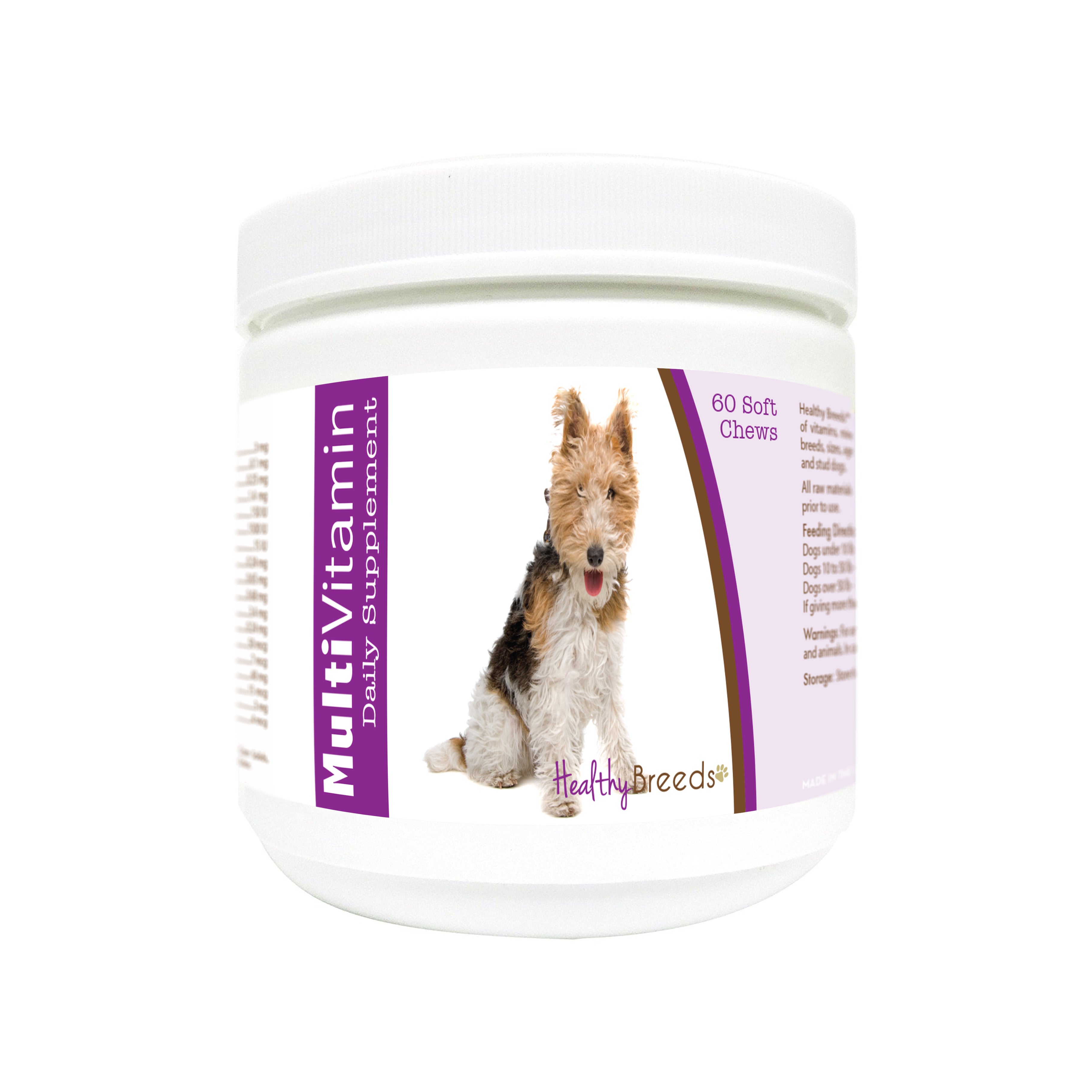 Wire Fox Terrier Multi-Vitamin Soft Chews 60 Count