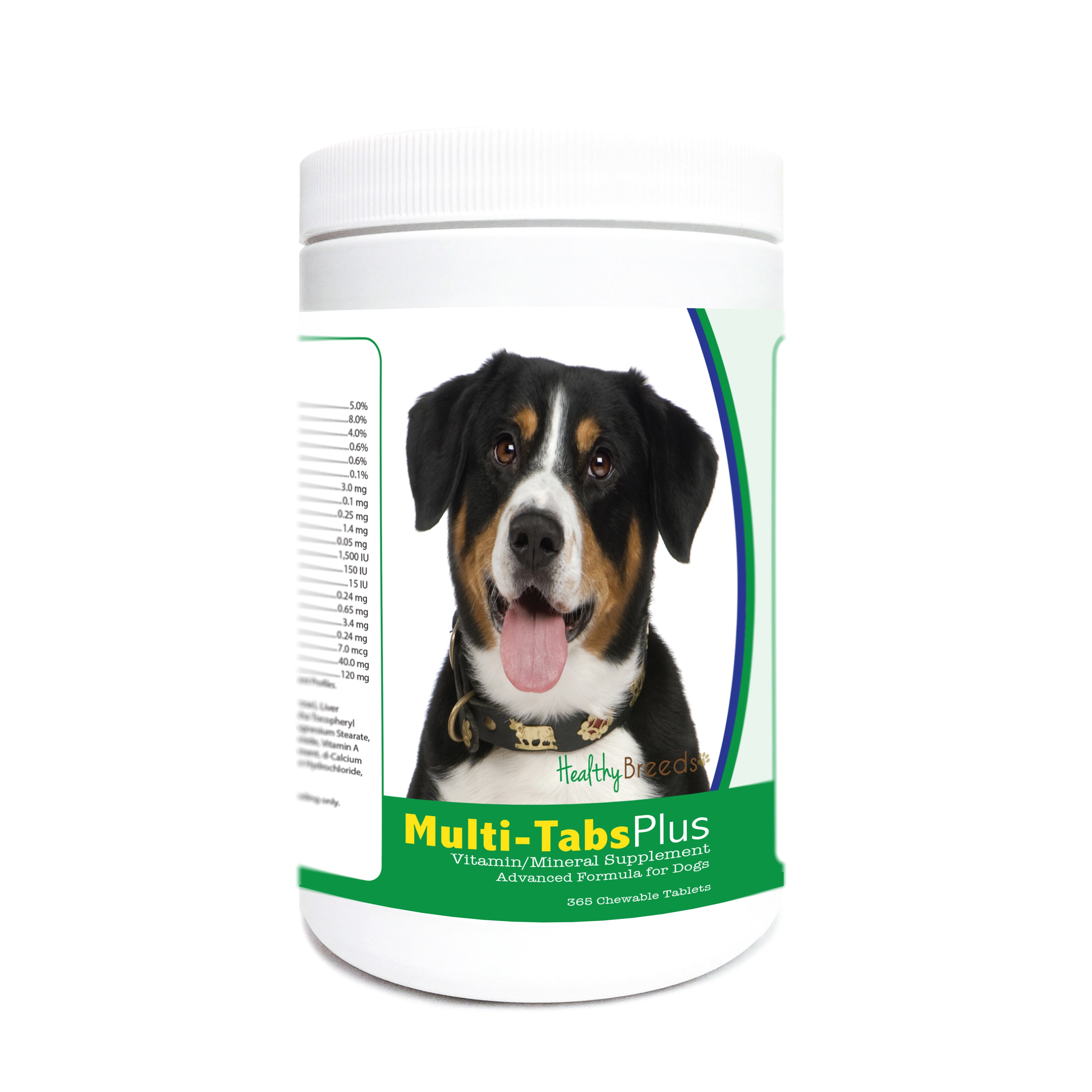 Entlebucher Mountain Dog Multi-Tabs Plus Chewable Tablets 365 Count
