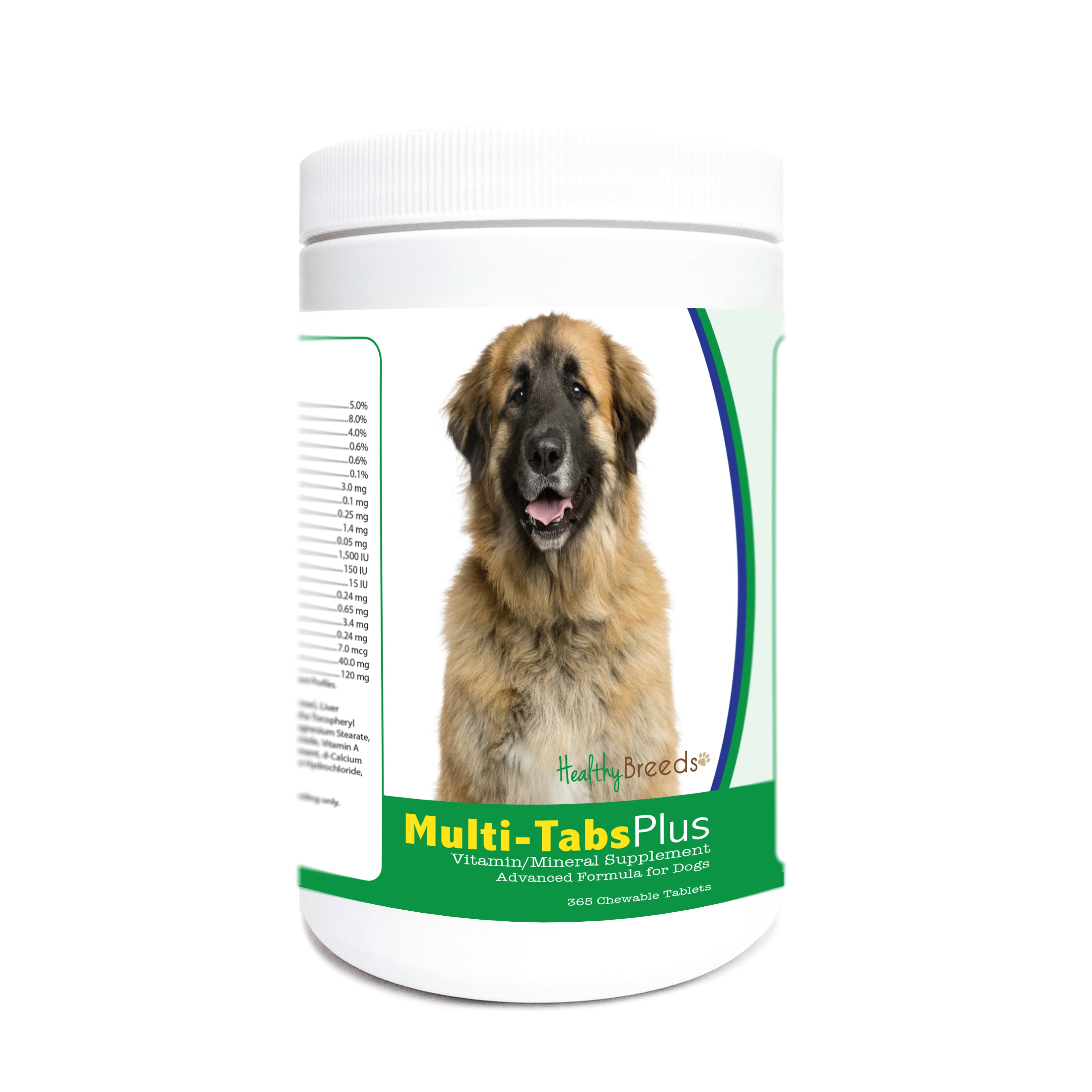 Leonberger Multi-Tabs Plus Chewable Tablets 365 Count