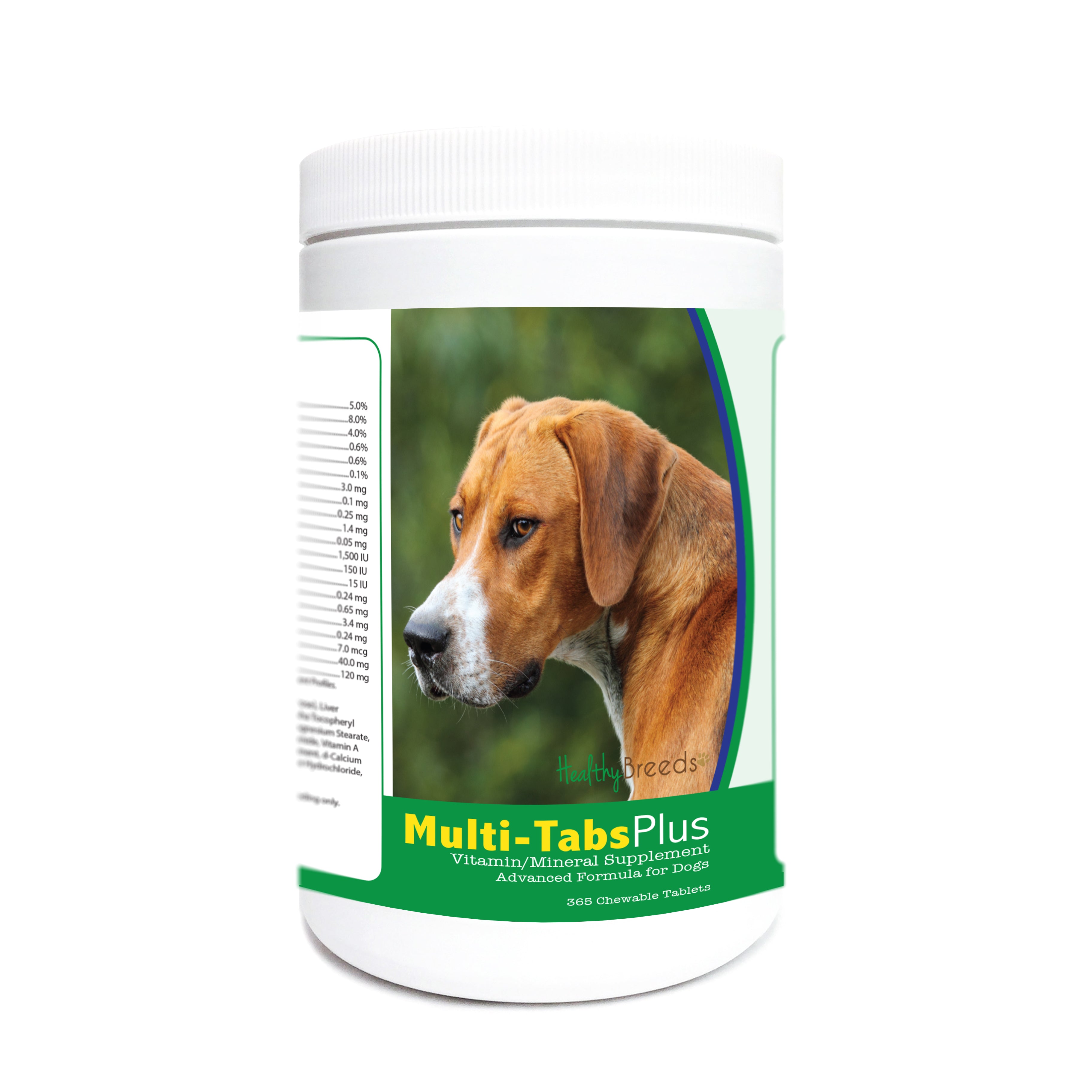 English Foxhound Multi-Tabs Plus Chewable Tablets 365 Count
