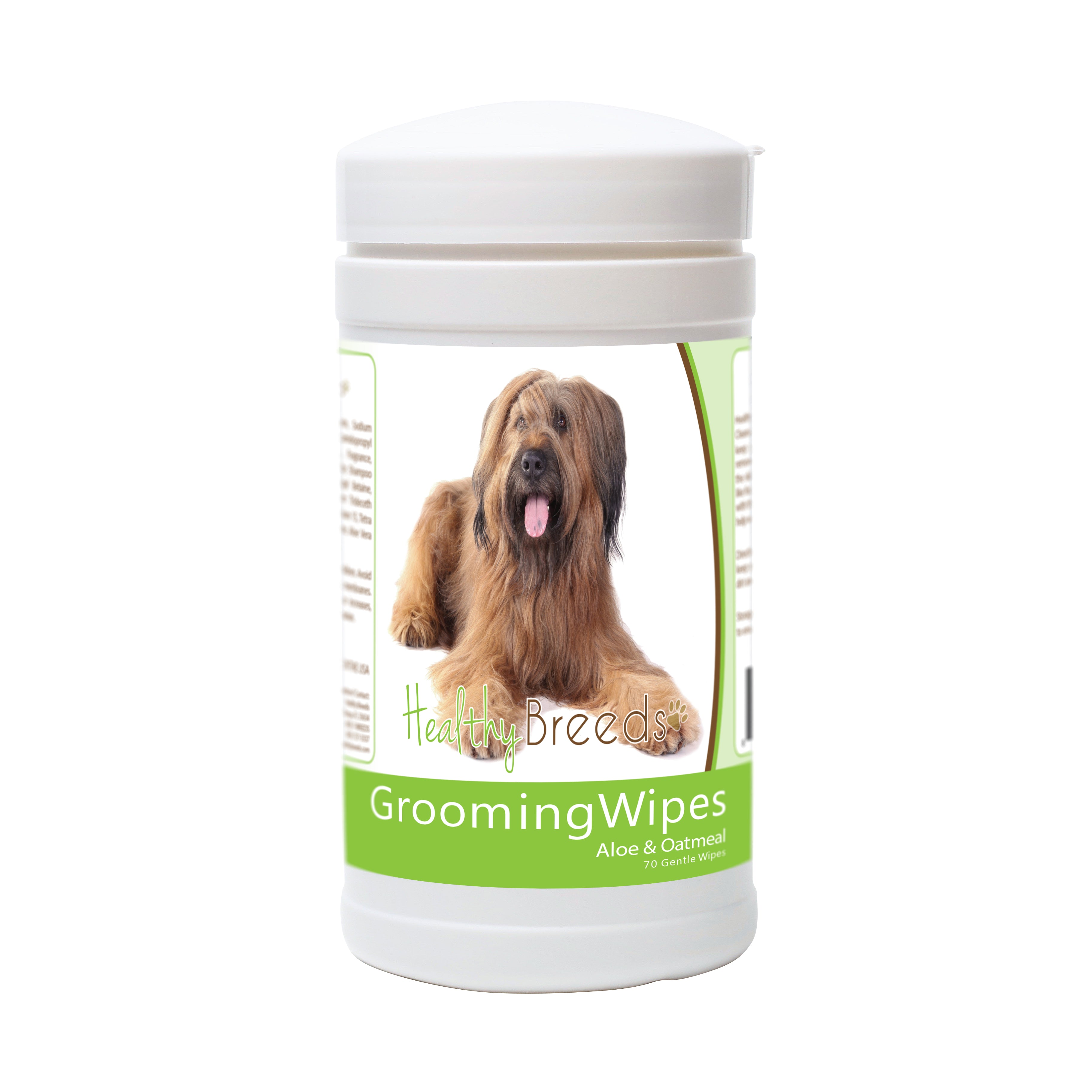 Briard Grooming Wipes 70 Count
