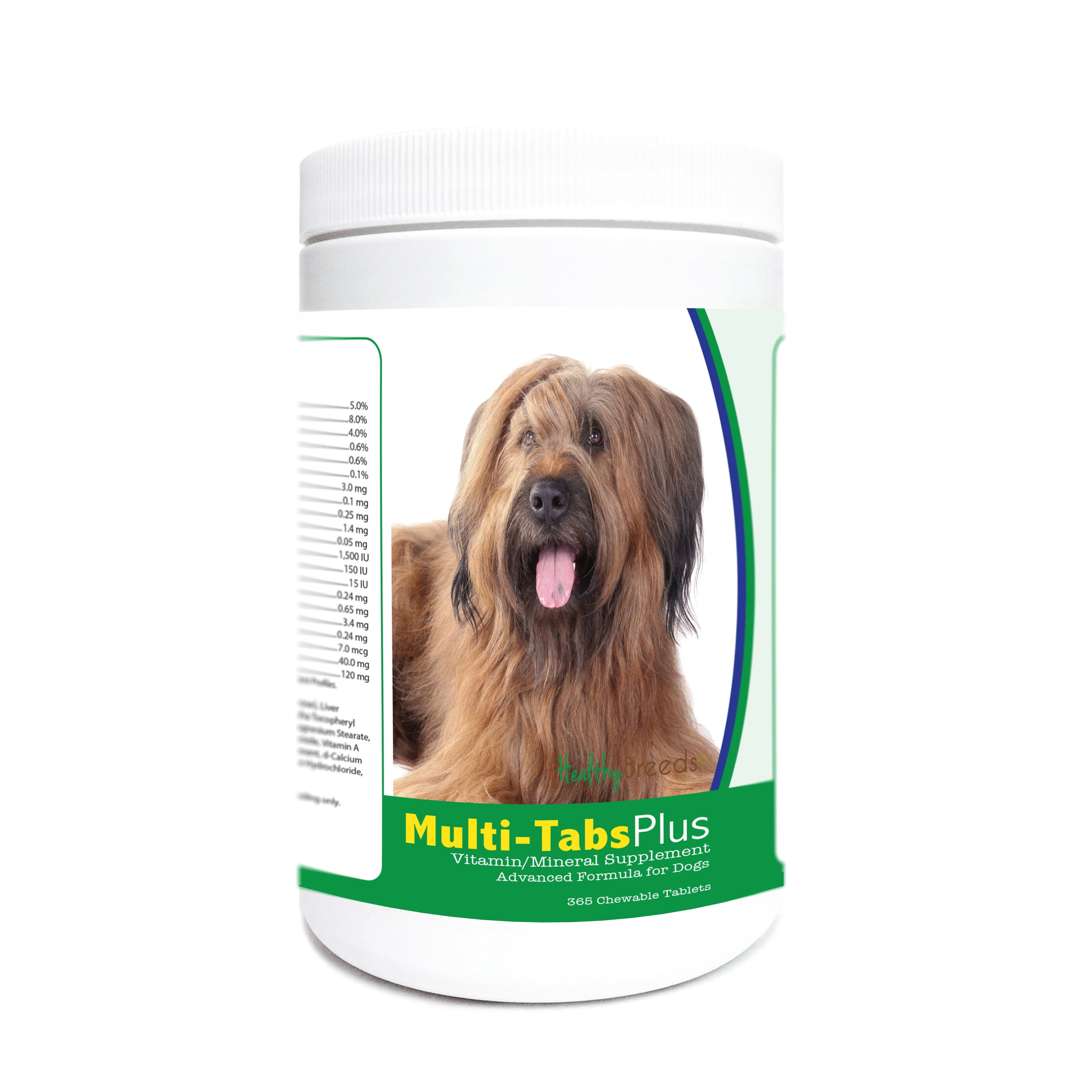 Briard Multi-Tabs Plus Chewable Tablets 365 Count
