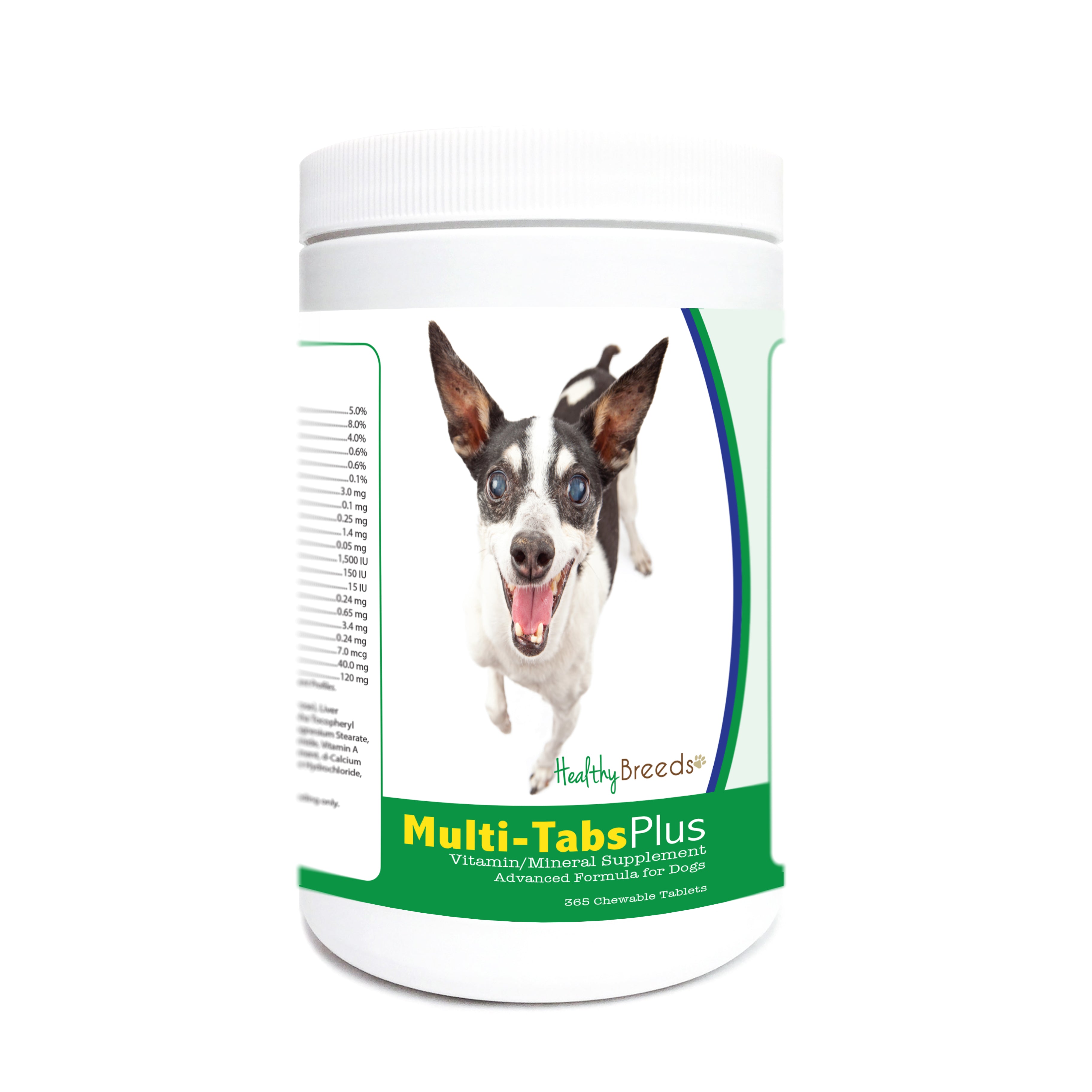 Rat Terrier Multi-Tabs Plus Chewable Tablets 365 Count