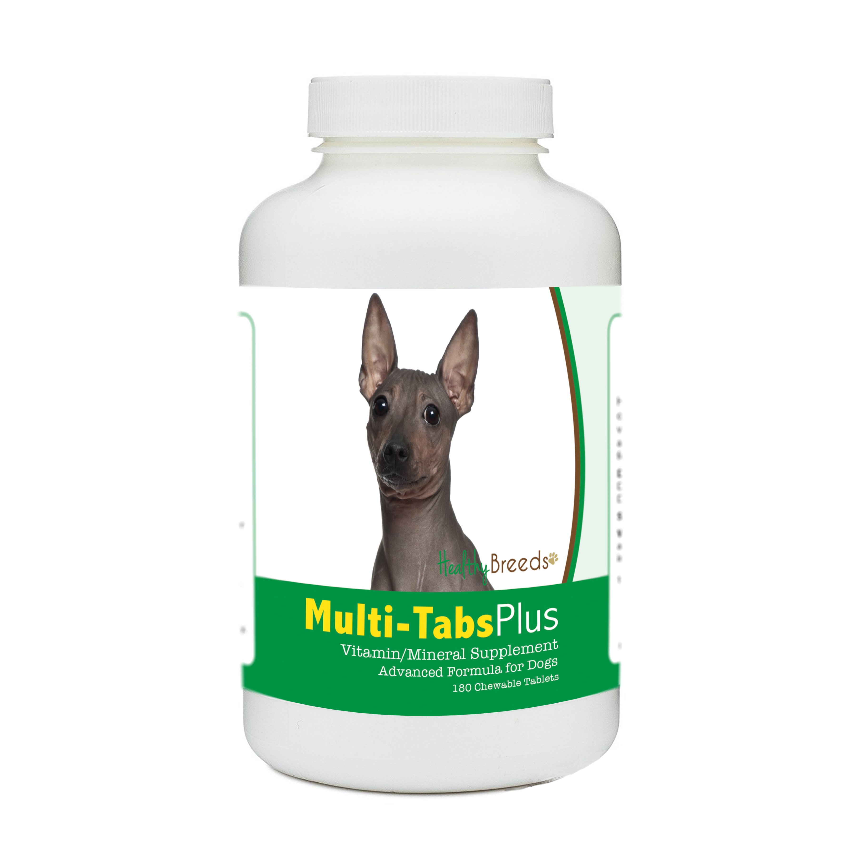 American Hairless Terrier Multi-Tabs Plus Chewable Tablets 180 Count