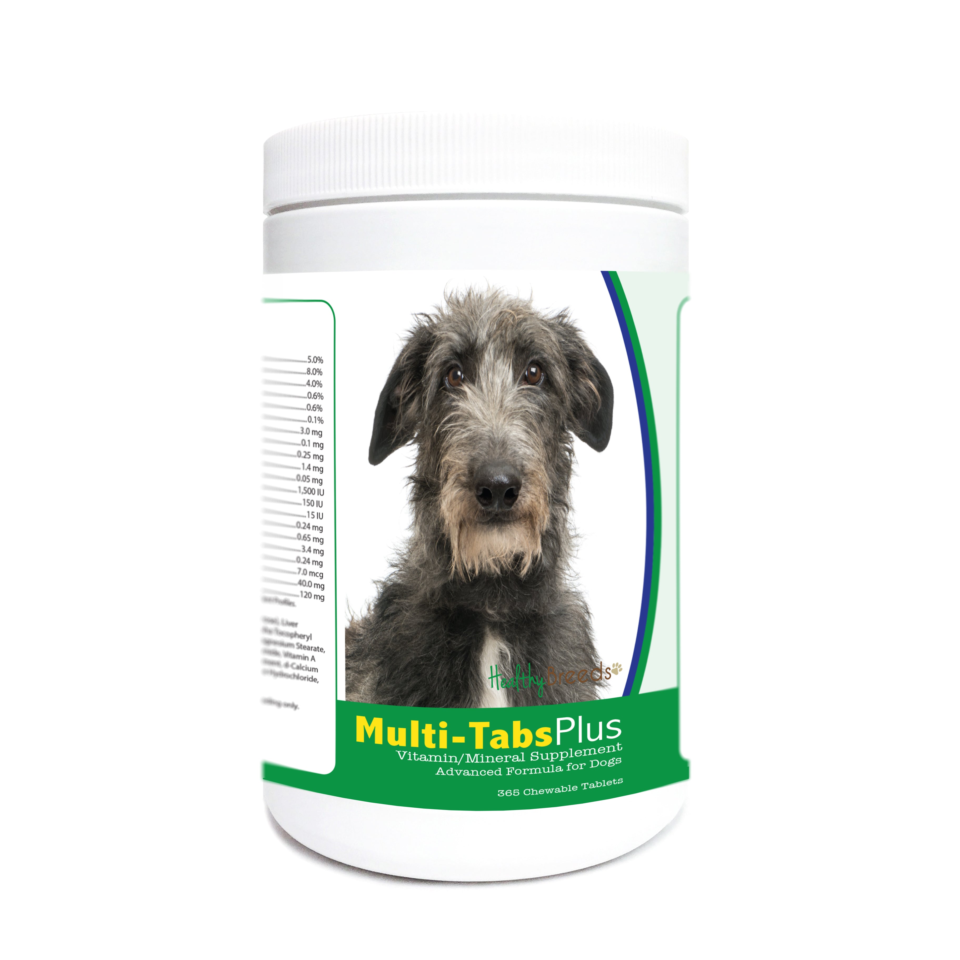 Scottish Deerhound Multi-Tabs Plus Chewable Tablets 365 Count
