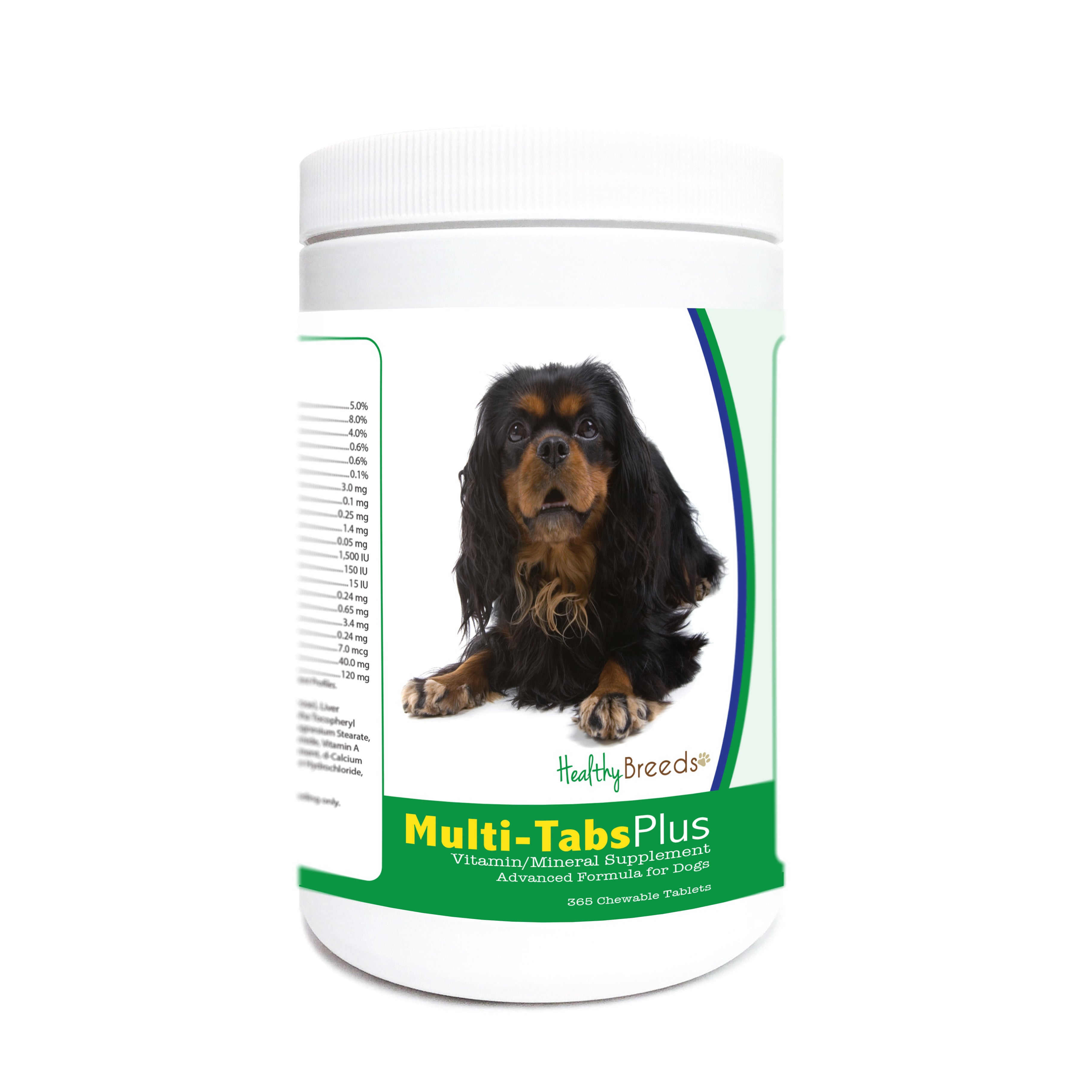 English Toy Spaniel Multi-Tabs Plus Chewable Tablets 365 Count