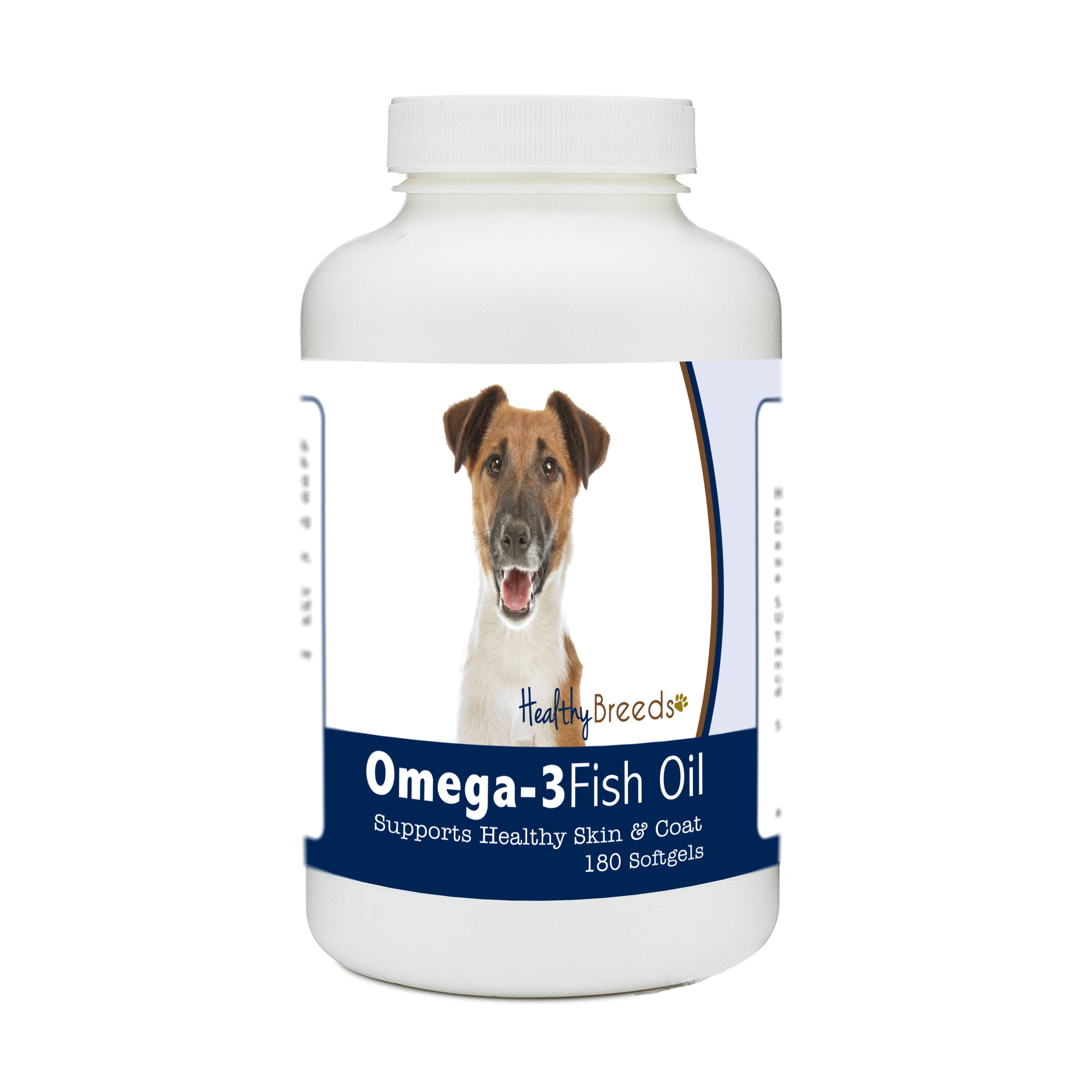 Smooth Fox Terrier Omega-3 Fish Oil Softgels 180 Count