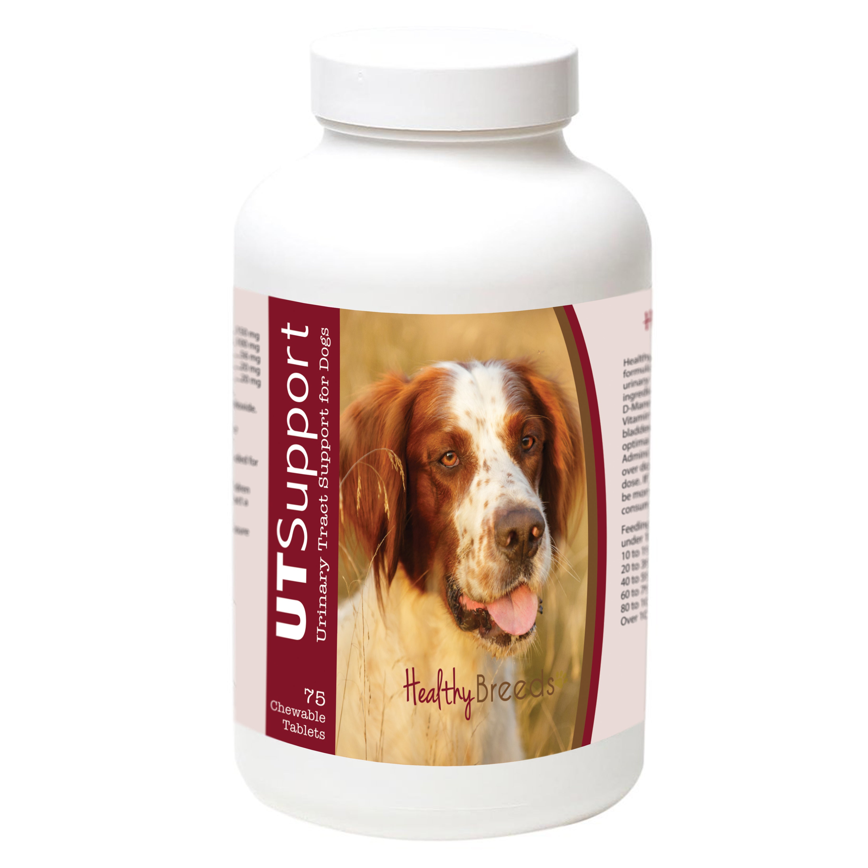 Irish Red and White Setter Cranberry Chewables 75 Count
