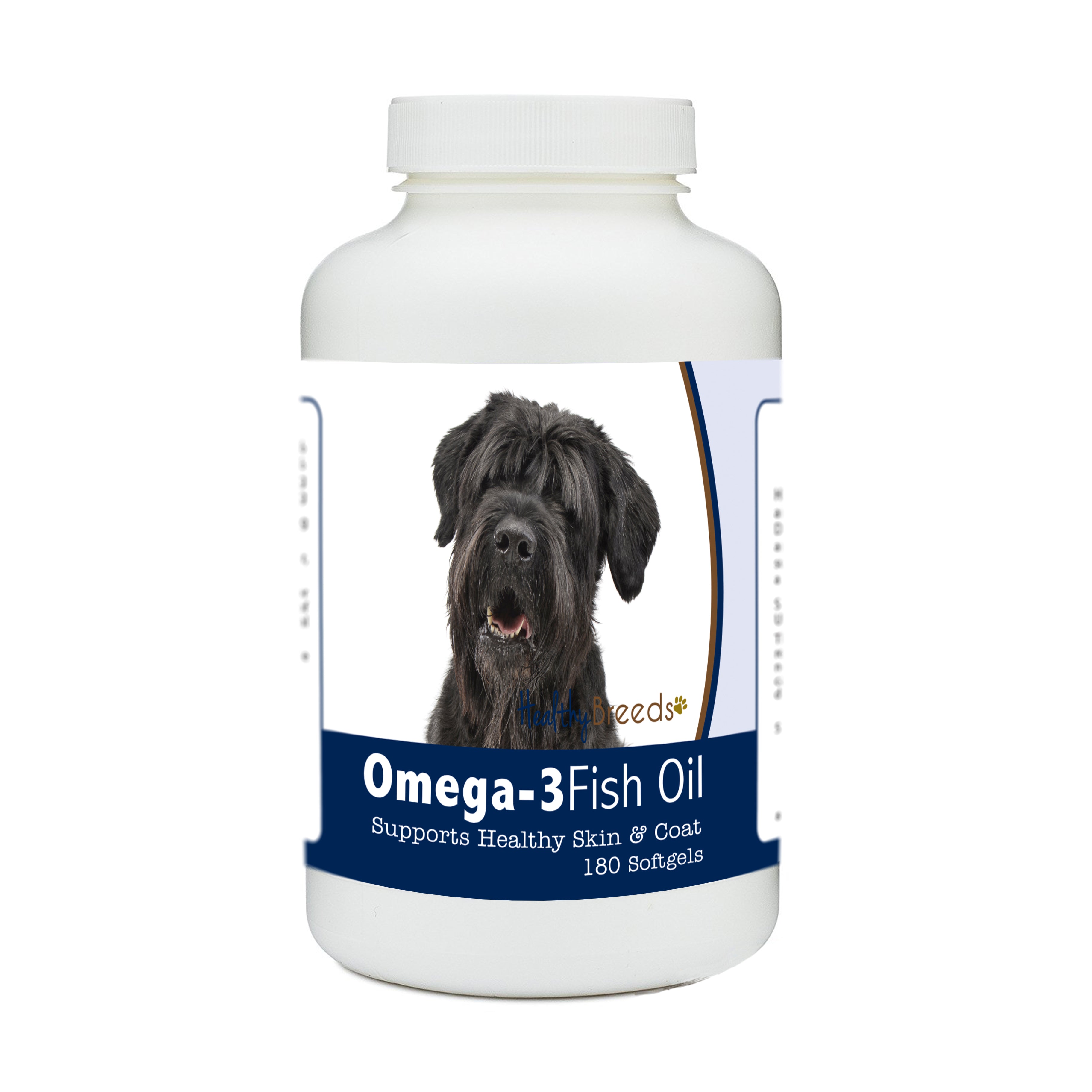 Black Russian Terrier Omega-3 Fish Oil Softgels 180 Count