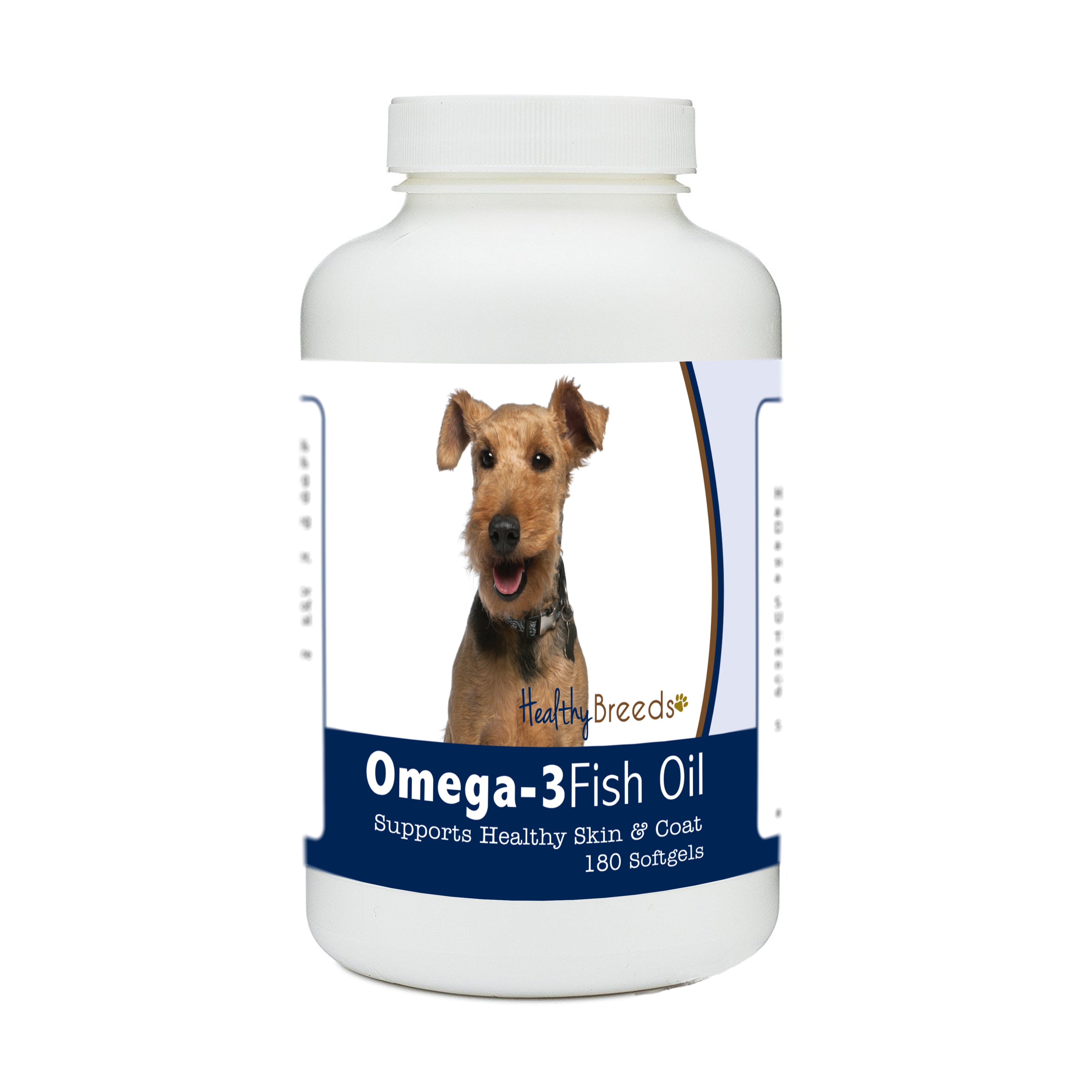 Welsh Terrier Omega-3 Fish Oil Softgels 180 Count