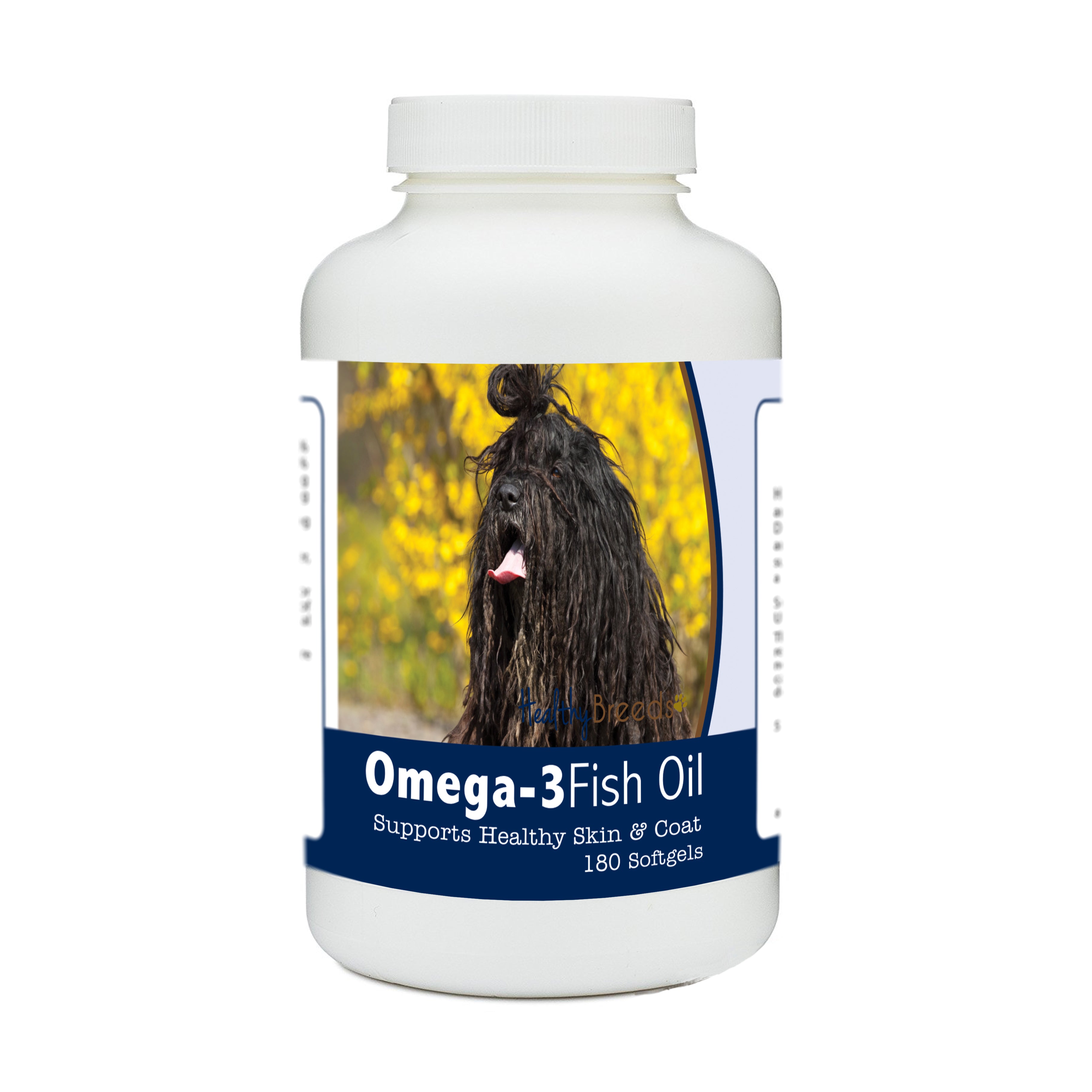 Bergamasco Omega-3 Fish Oil Softgels 180 Count