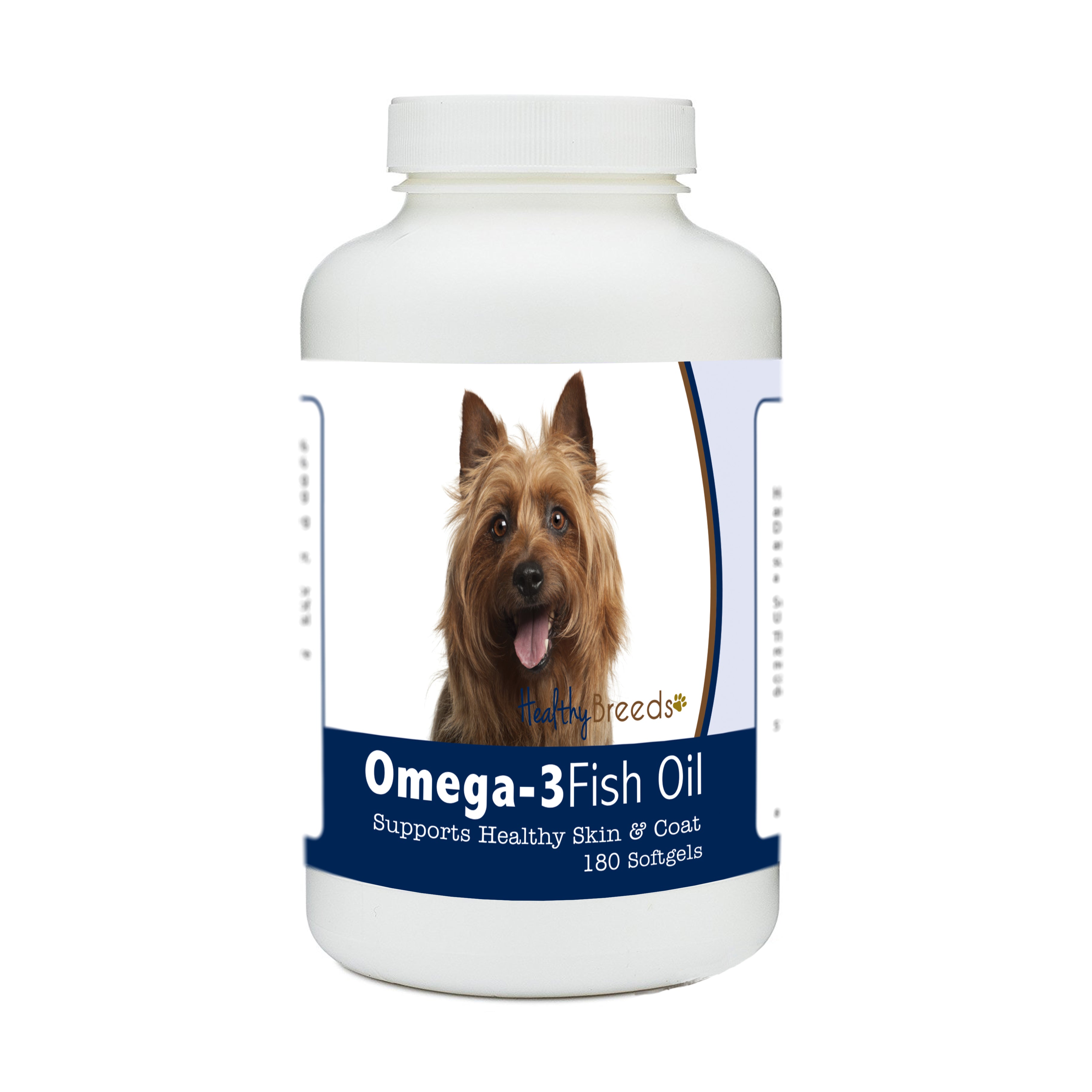 Australian Terrier Omega-3 Fish Oil Softgels 180 Count