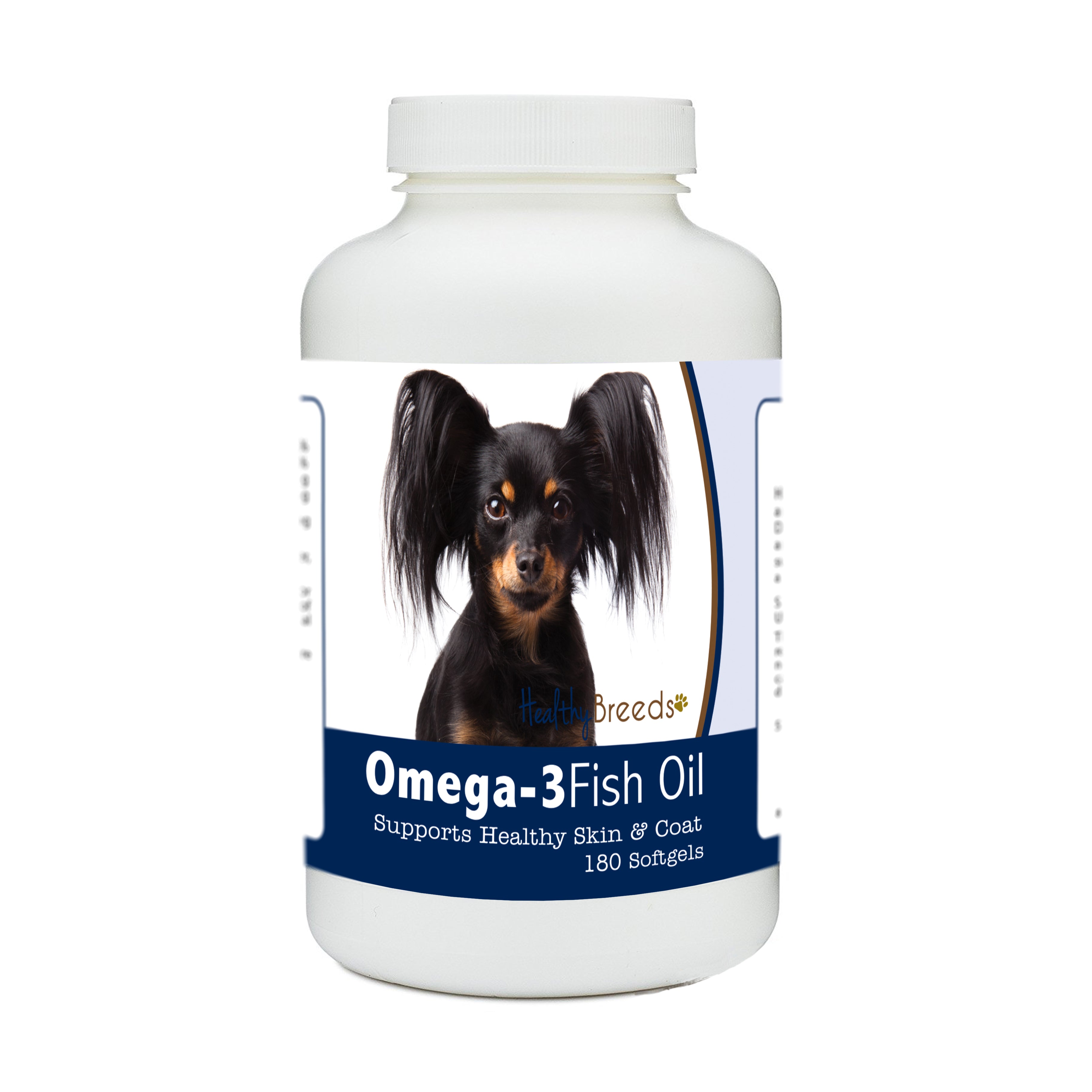 Russian Toy Terrier Omega-3 Fish Oil Softgels 180 Count
