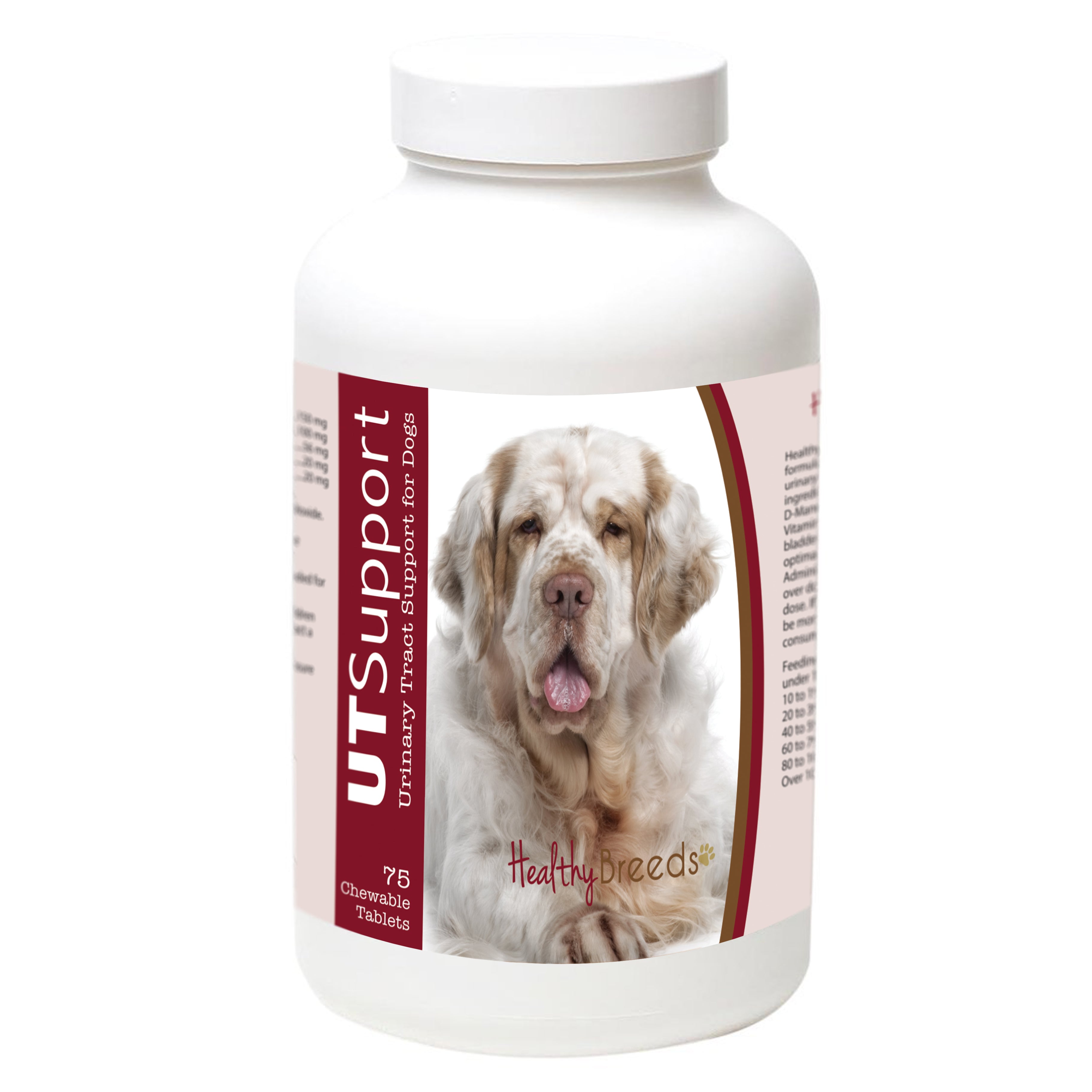 Clumber Spaniel Cranberry Chewables 75 Count