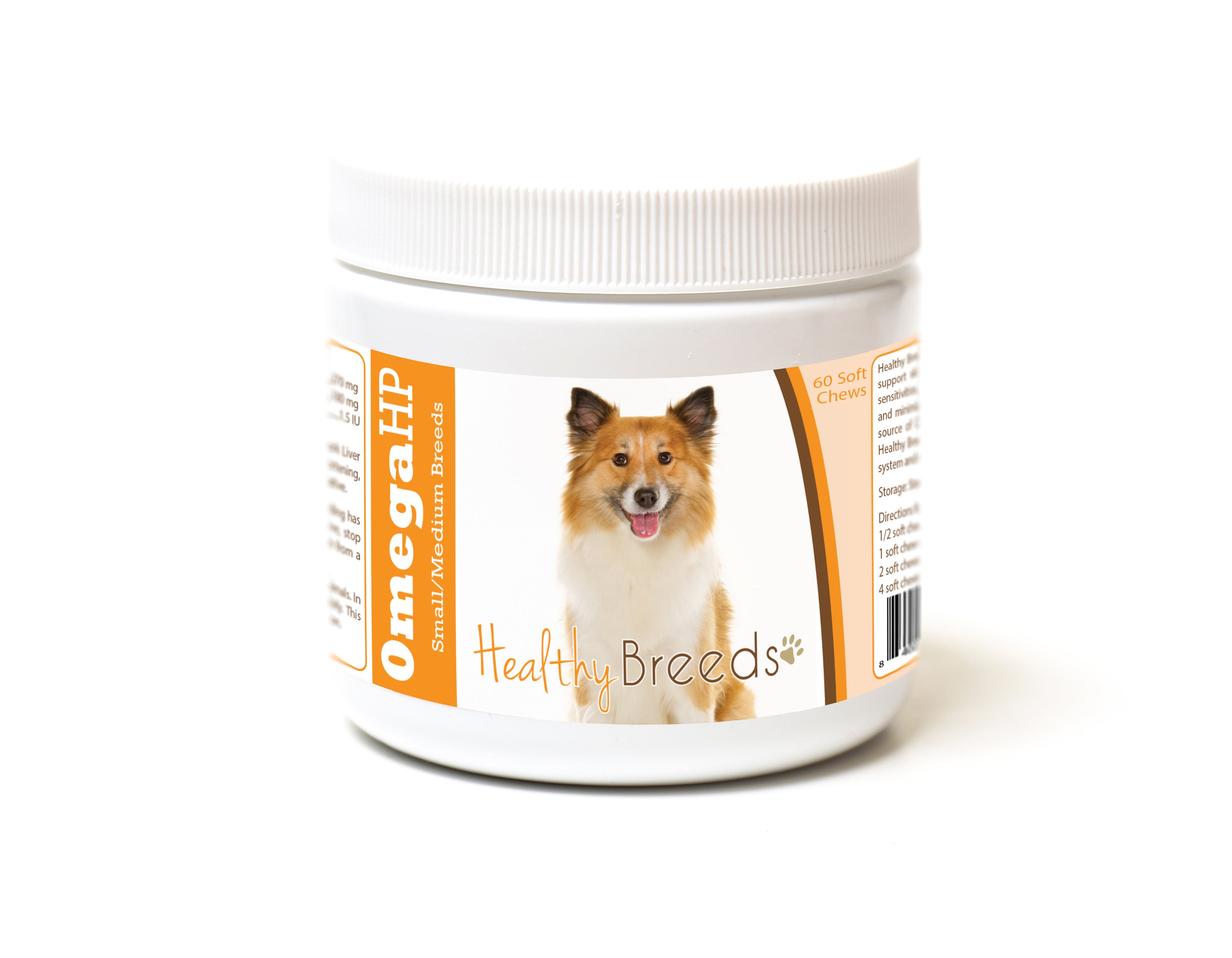 Icelandic Sheepdog Omega HP Fatty Acid Skin and Coat Support Soft Chews 60 Count