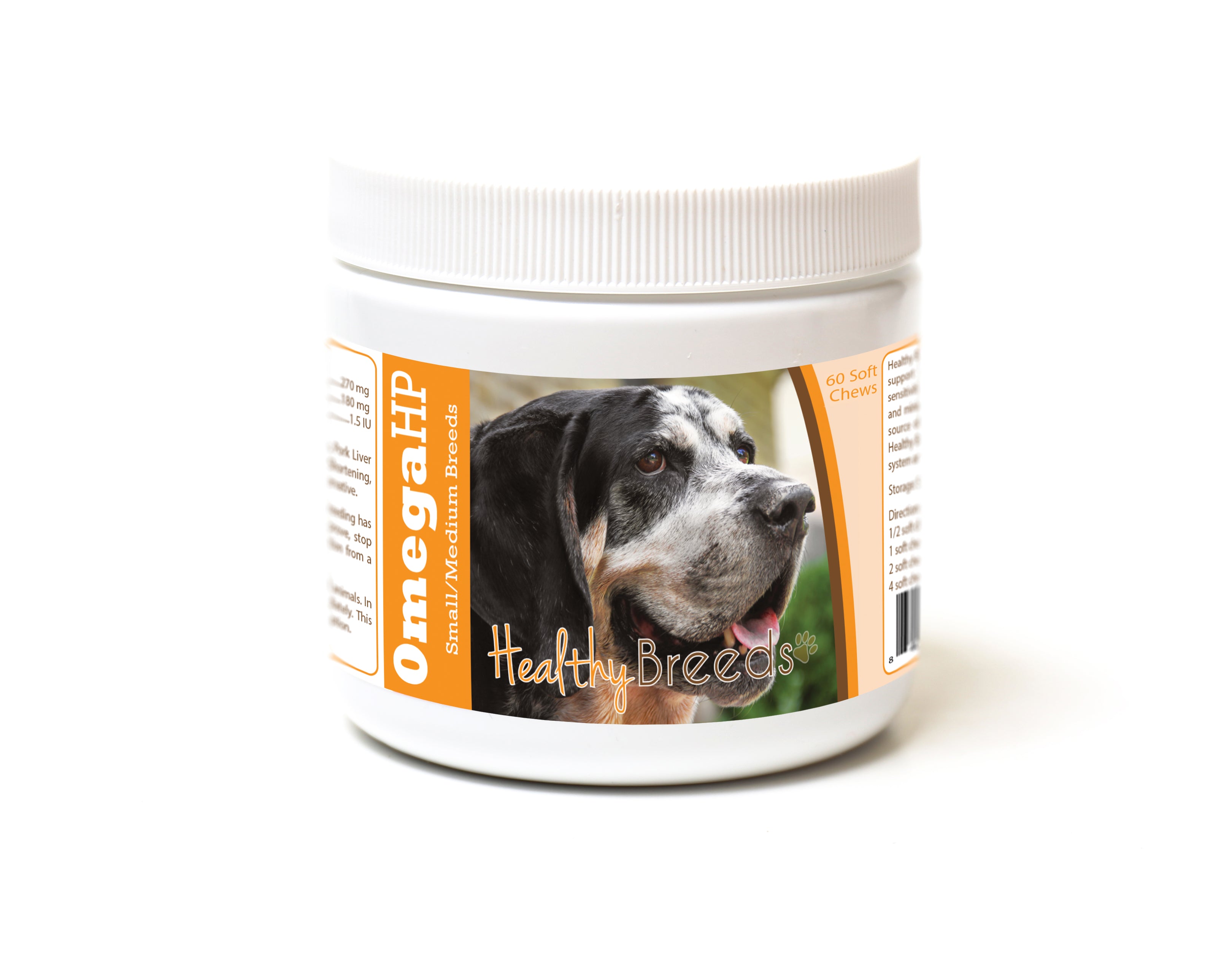 Bluetick Coonhound Omega HP Fatty Acid Skin and Coat Support Soft Chews 60 Count