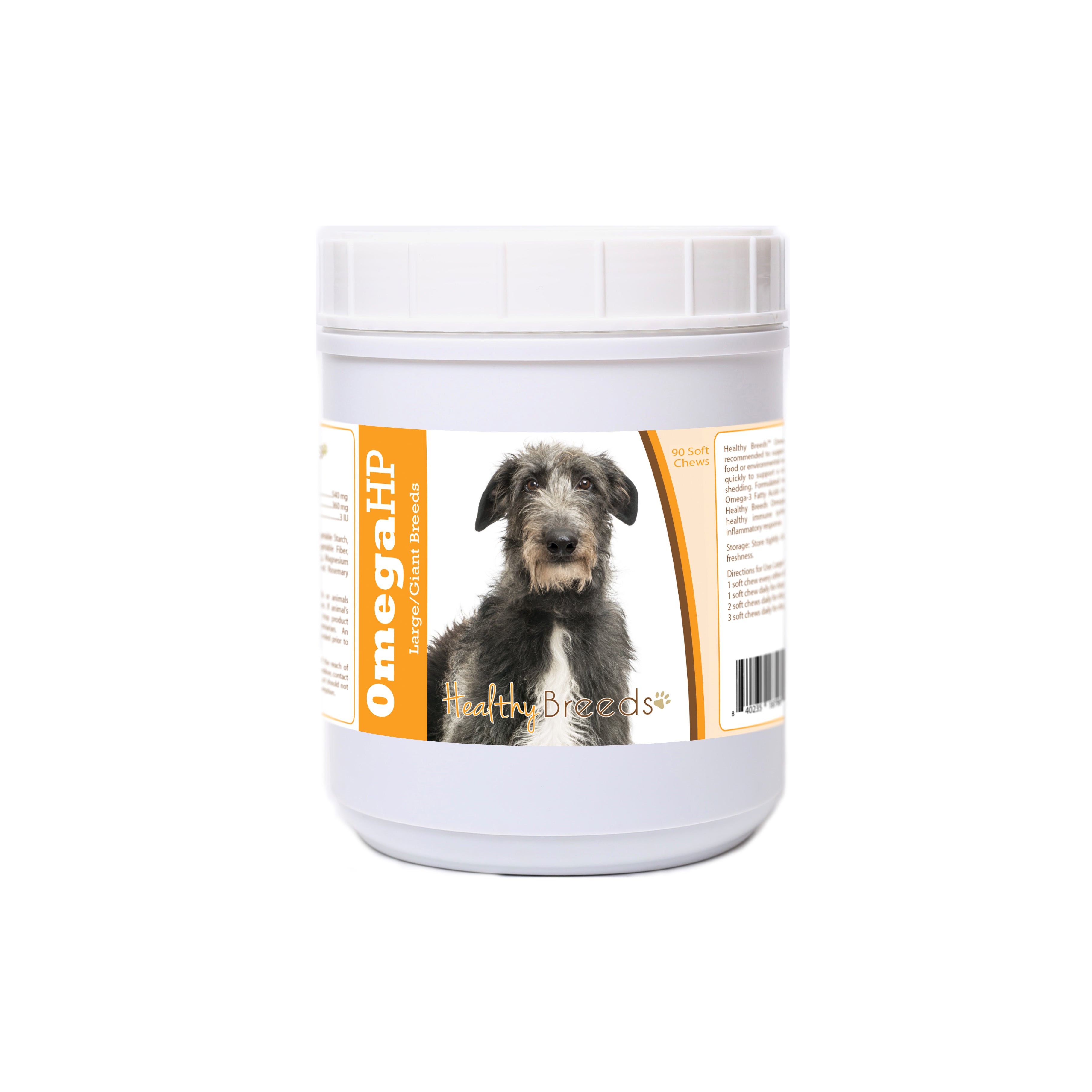 Scottish Deerhound Omega HP Fatty Acid Skin and Coat Support Soft Chews 90 Count
