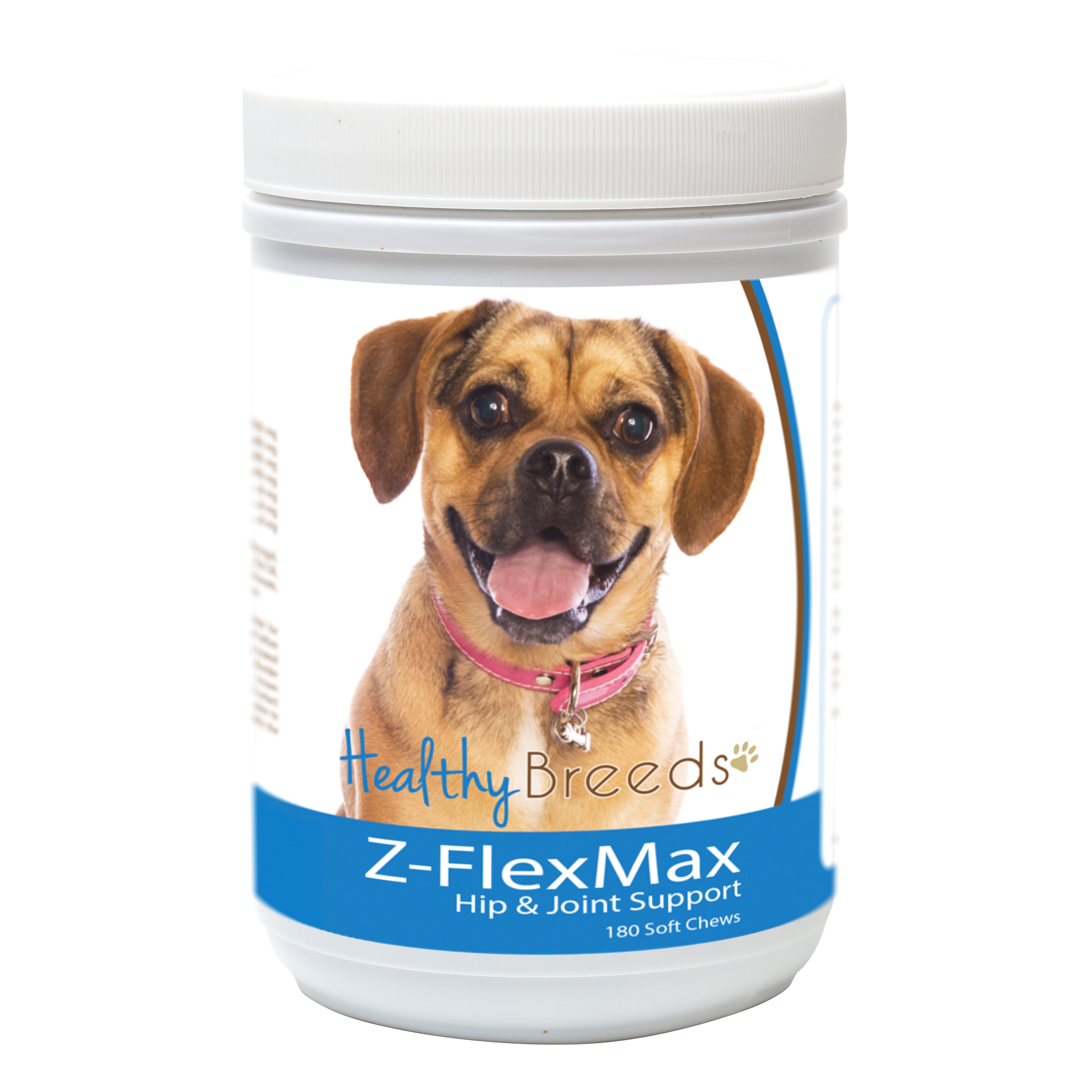 Puggle Z-Flex Max Dog Hip and Joint Support 180 Count