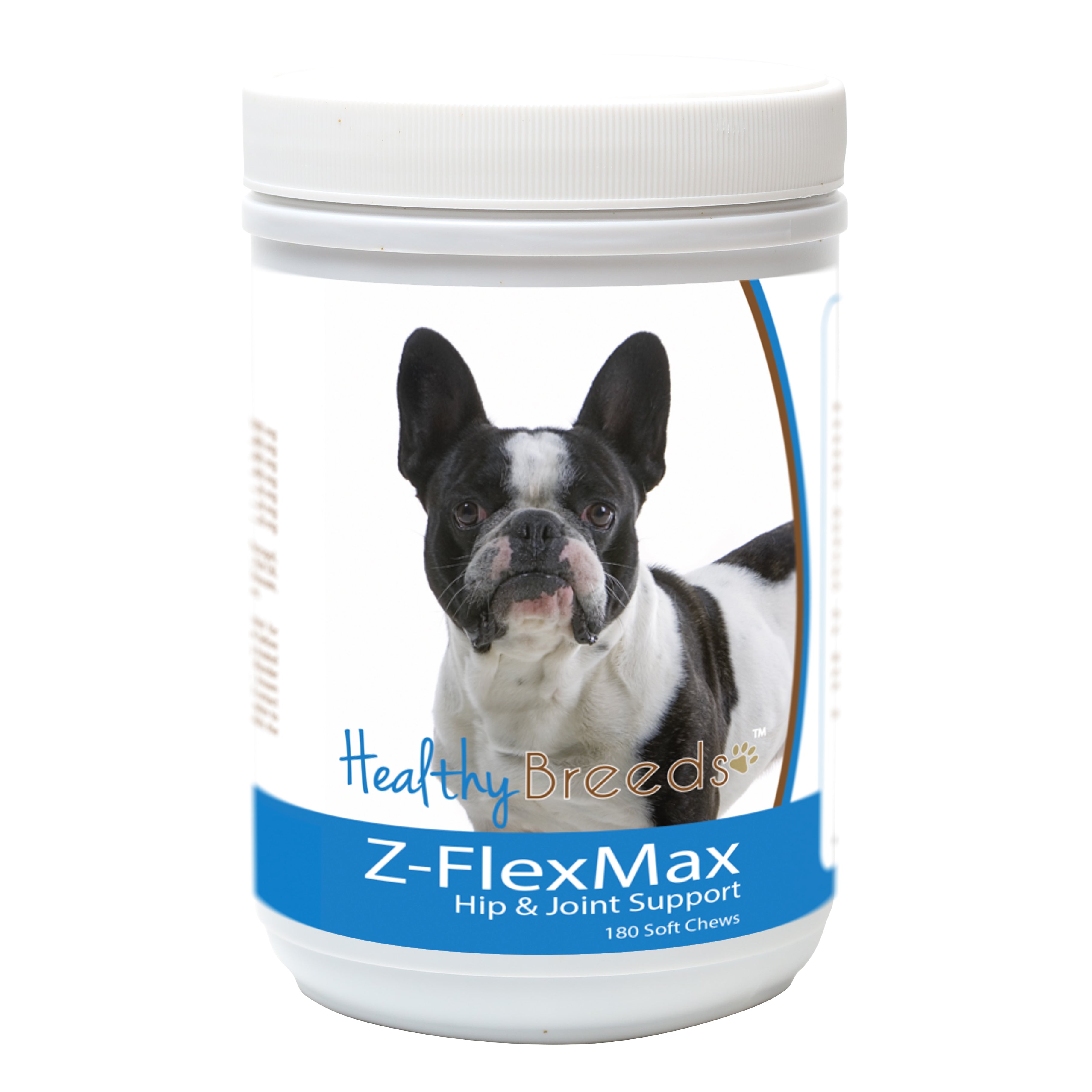 French Bulldog Z-Flex Max Dog Hip and Joint Support 180 Count
