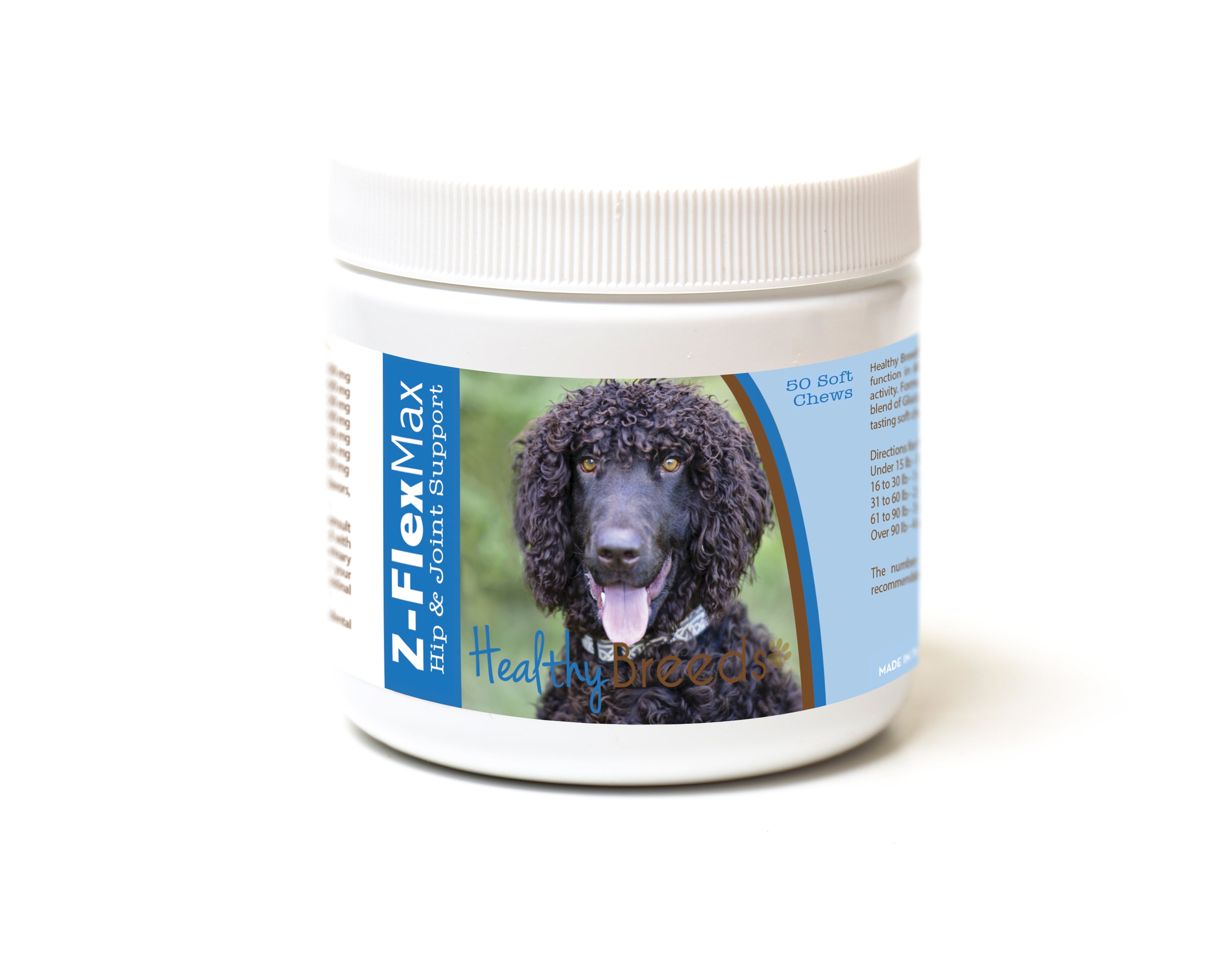 Irish Water Spaniel Z-Flex Max Hip and Joint Soft Chews 50 Count