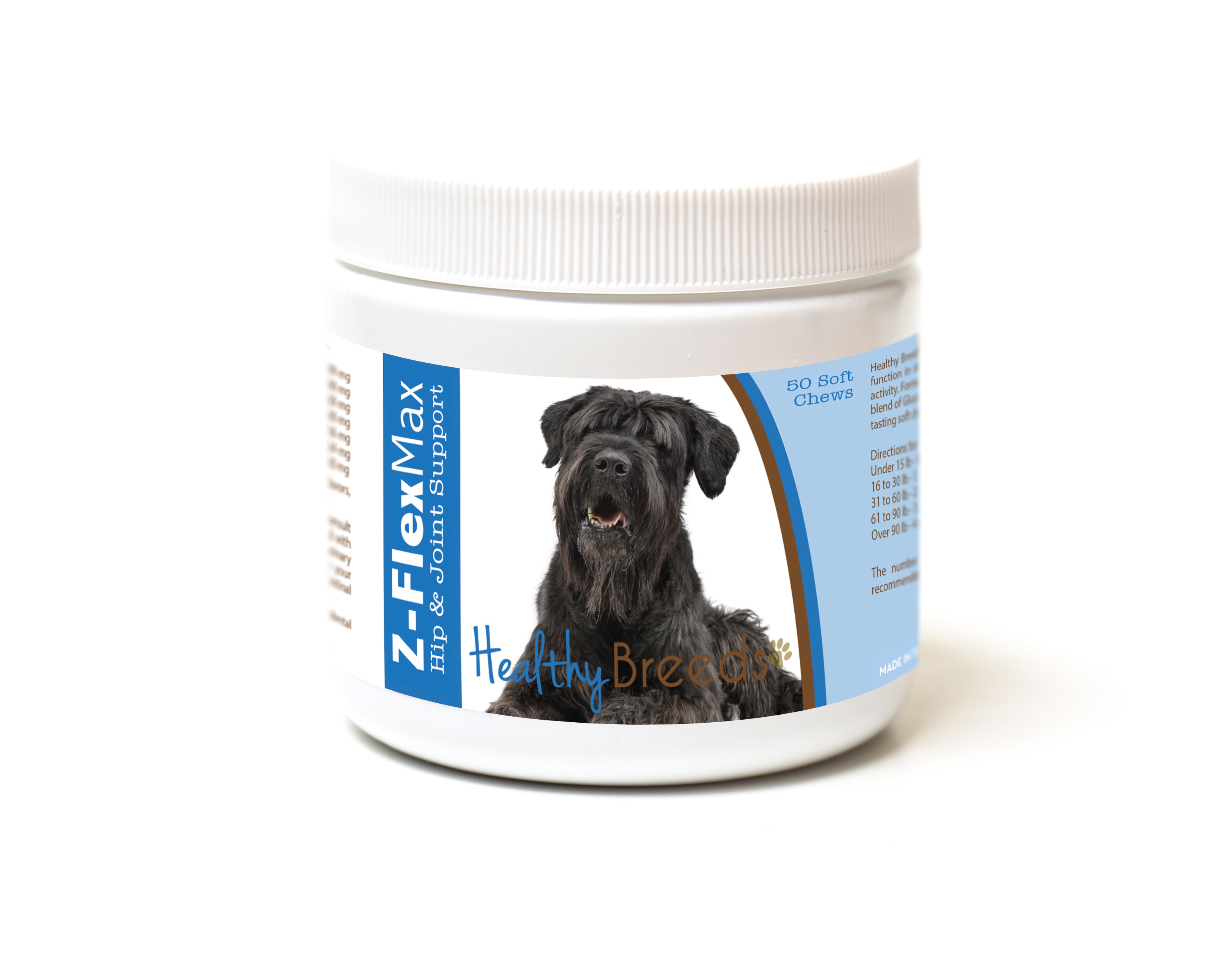 Black Russian Terrier Z-Flex Max Hip and Joint Soft Chews 50 Count