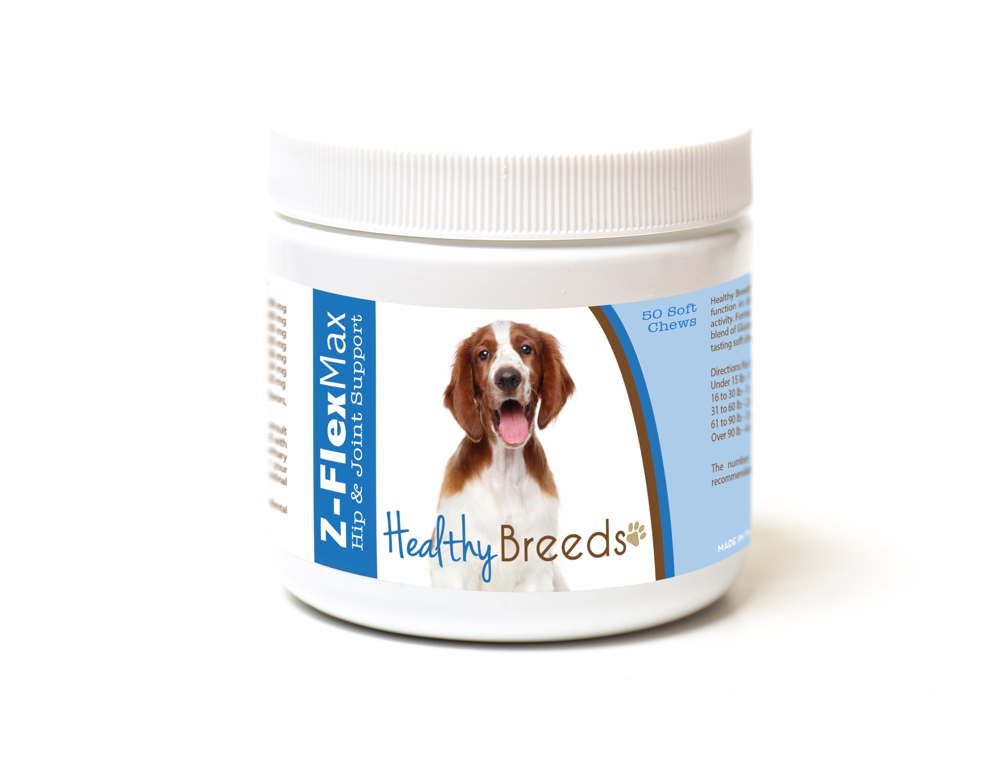Welsh Springer Spaniel Z-Flex Max Hip and Joint Soft Chews 50 Count