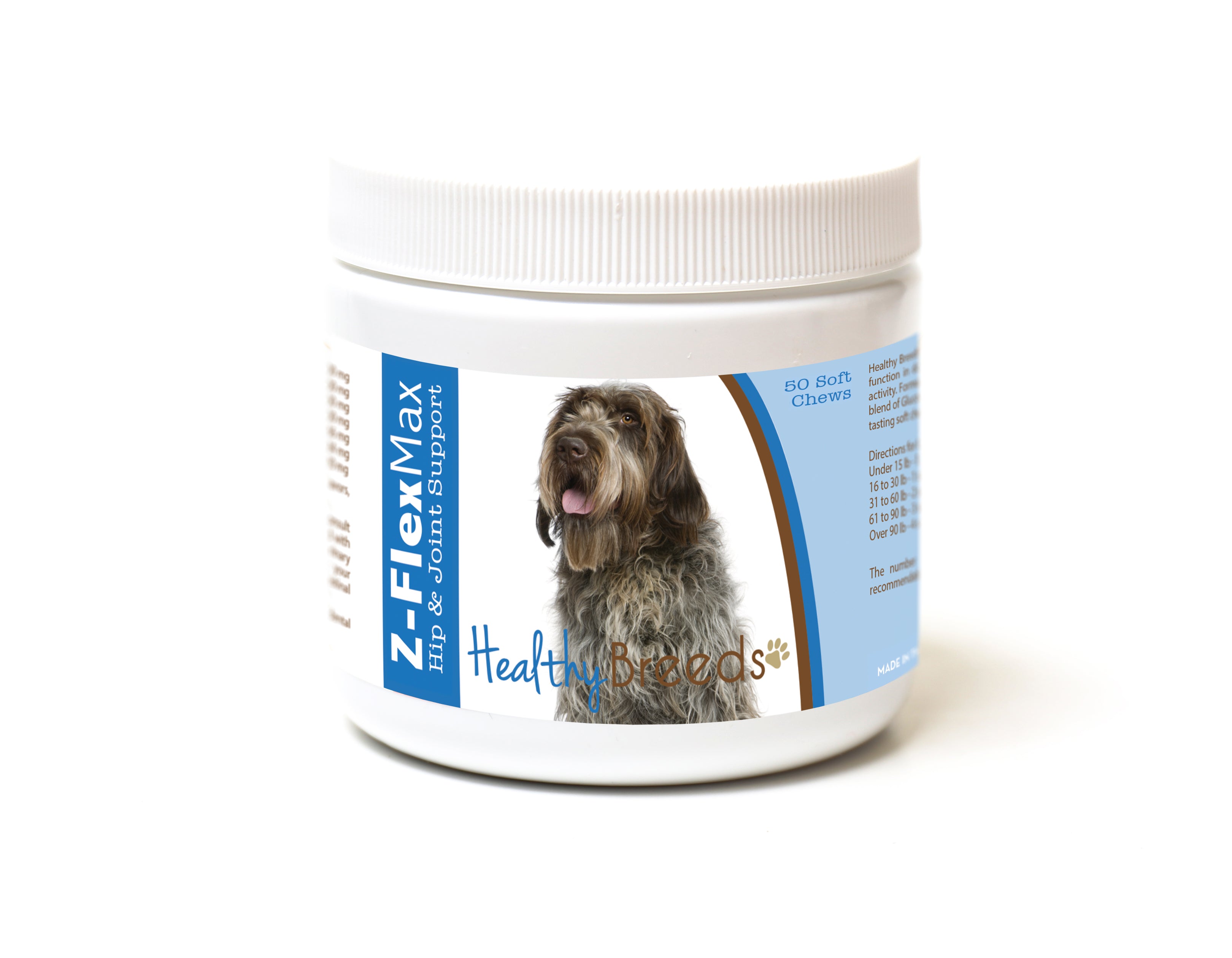 Wirehaired Pointing Griffon Z-Flex Max Hip and Joint Soft Chews 50 Count