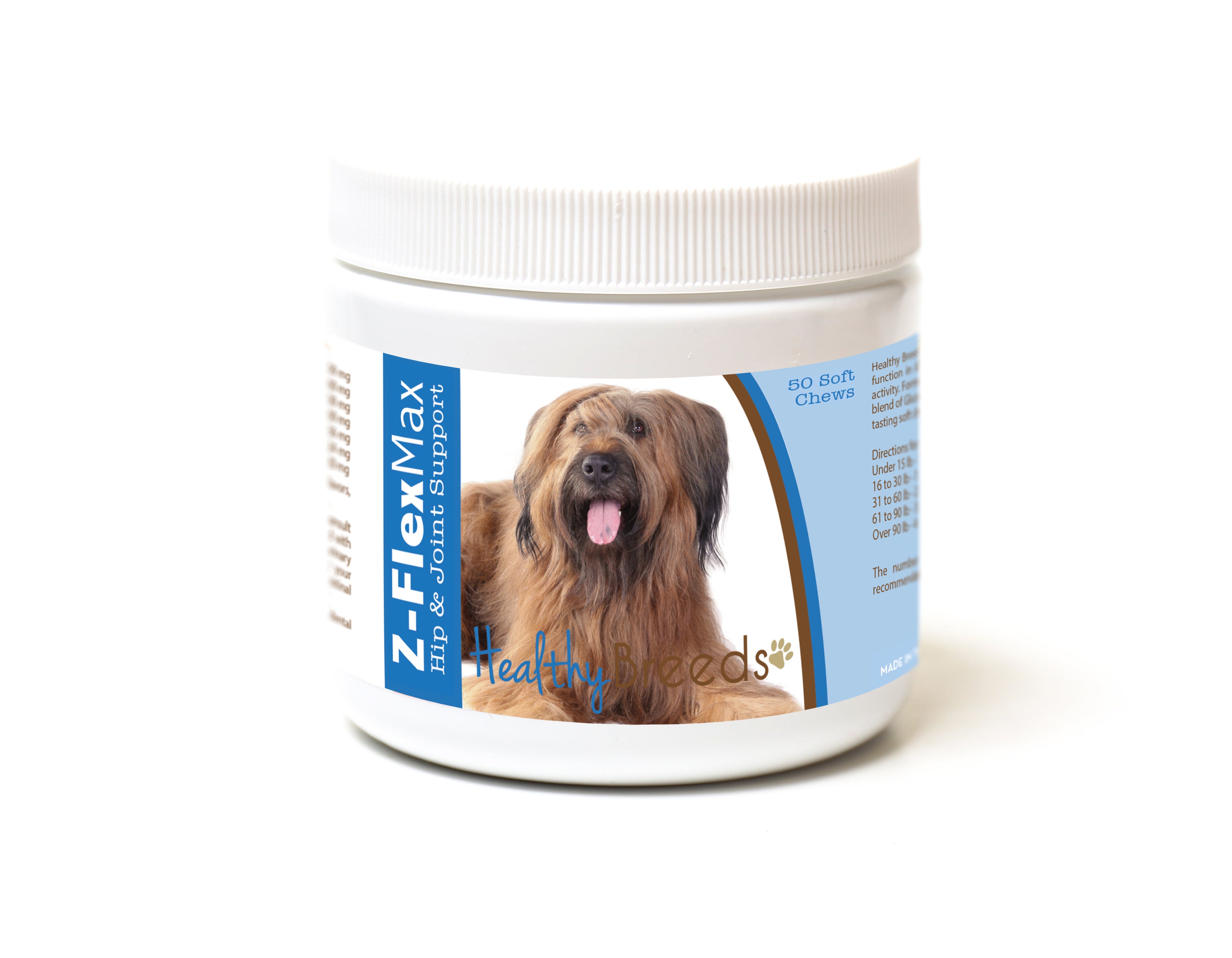 Briard Z-Flex Max Hip and Joint Soft Chews 50 Count