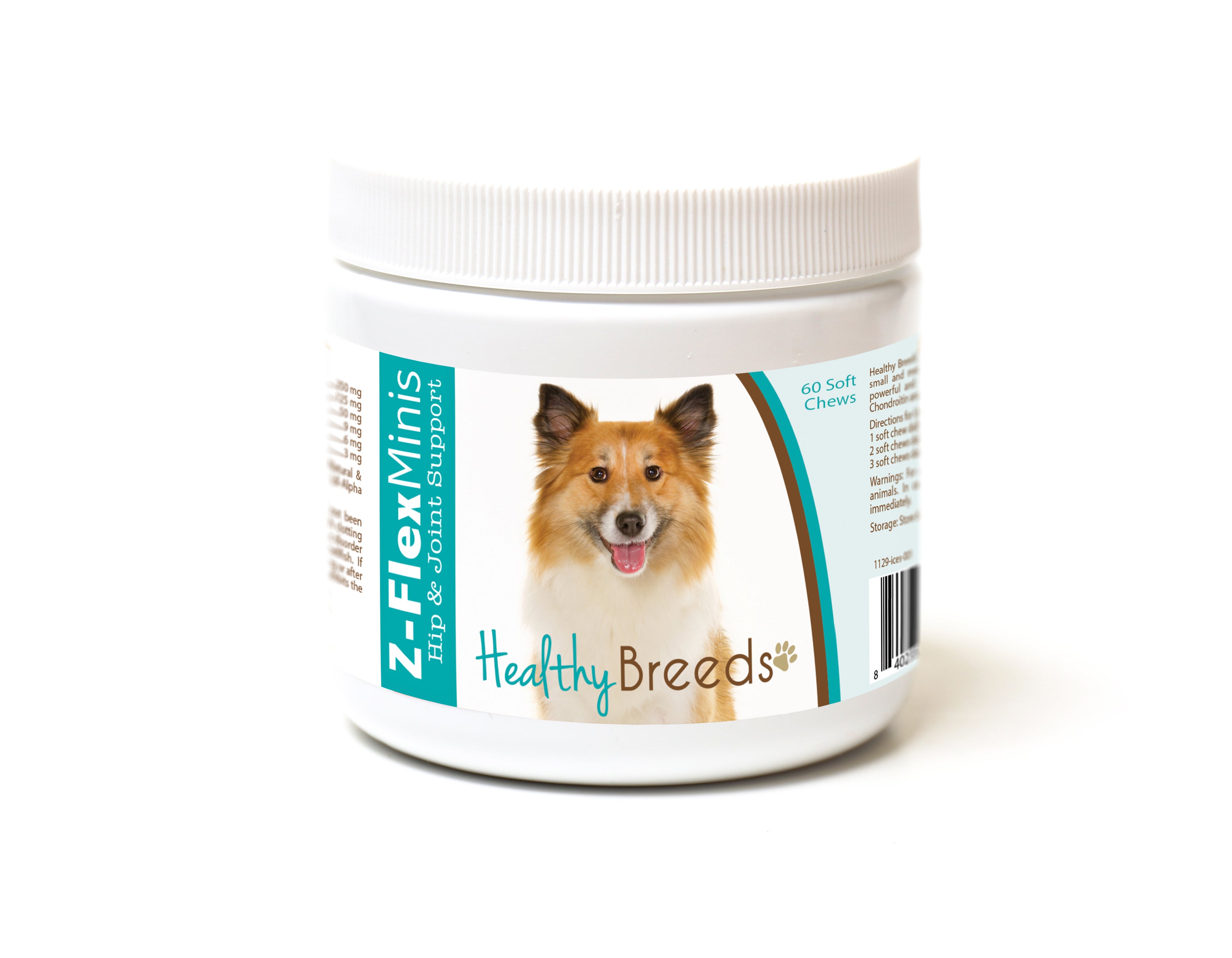 Icelandic Sheepdog Z-Flex Minis Hip and Joint Support Soft Chews 60 Count