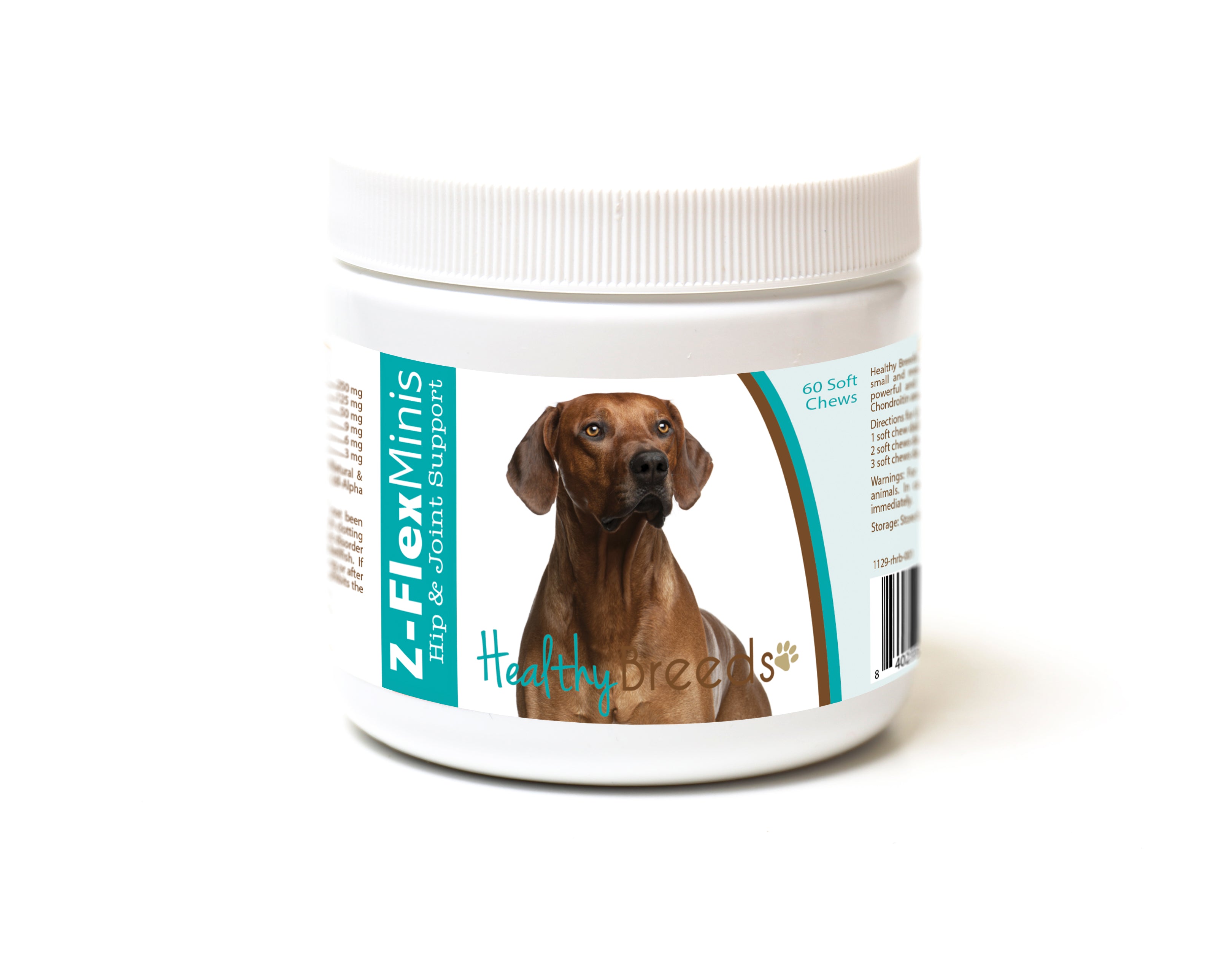 Rhodesian Ridgeback Z-Flex Minis Hip and Joint Support Soft Chews 60 Count